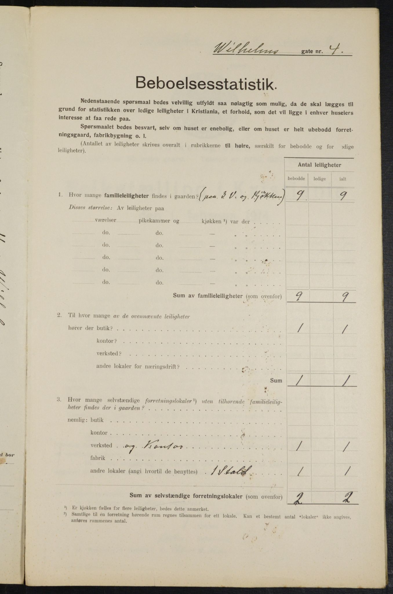 OBA, Kommunal folketelling 1.2.1914 for Kristiania, 1914, s. 129191