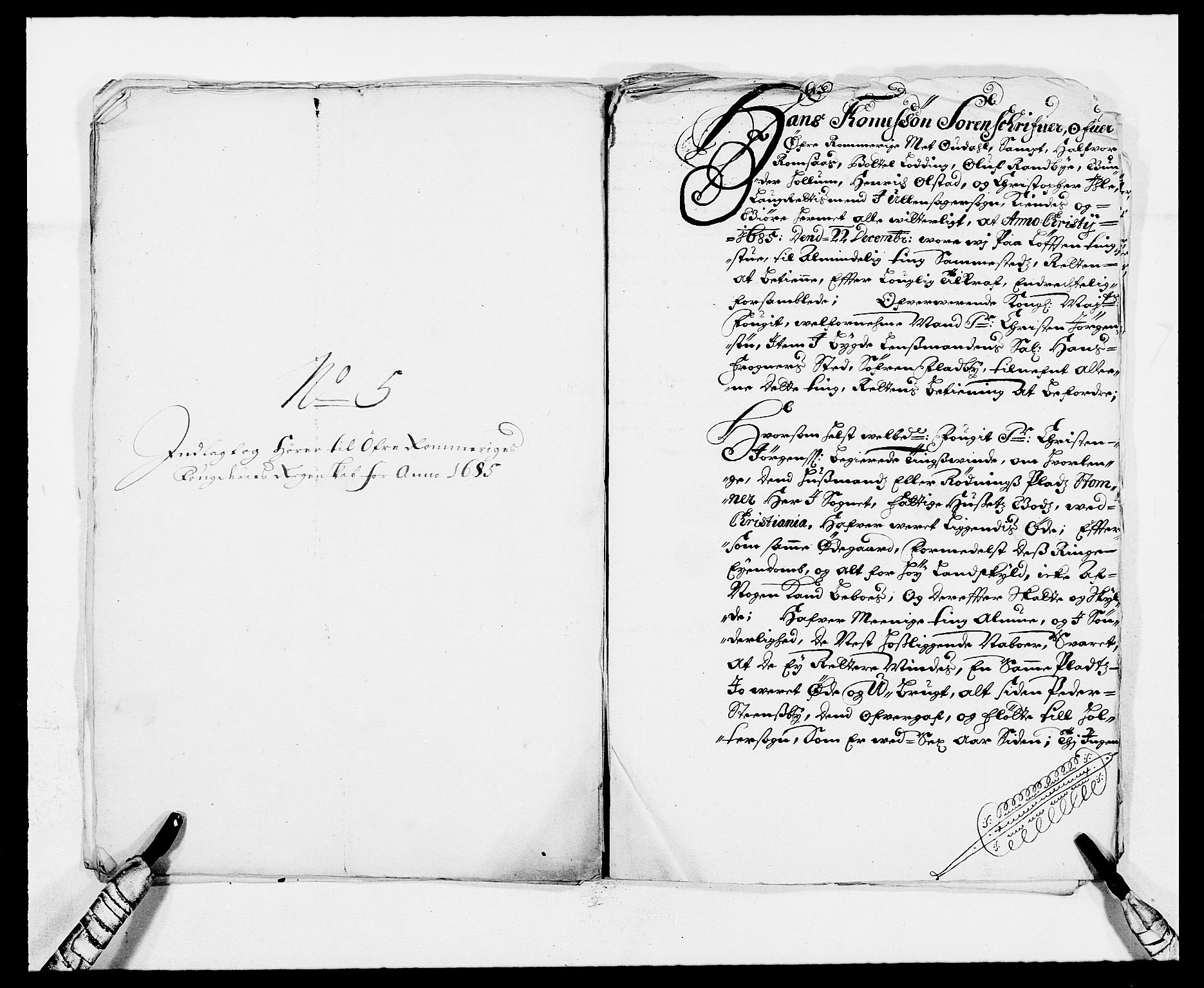 Rentekammeret inntil 1814, Reviderte regnskaper, Fogderegnskap, AV/RA-EA-4092/R12/L0699: Fogderegnskap Øvre Romerike, 1685-1686, s. 140