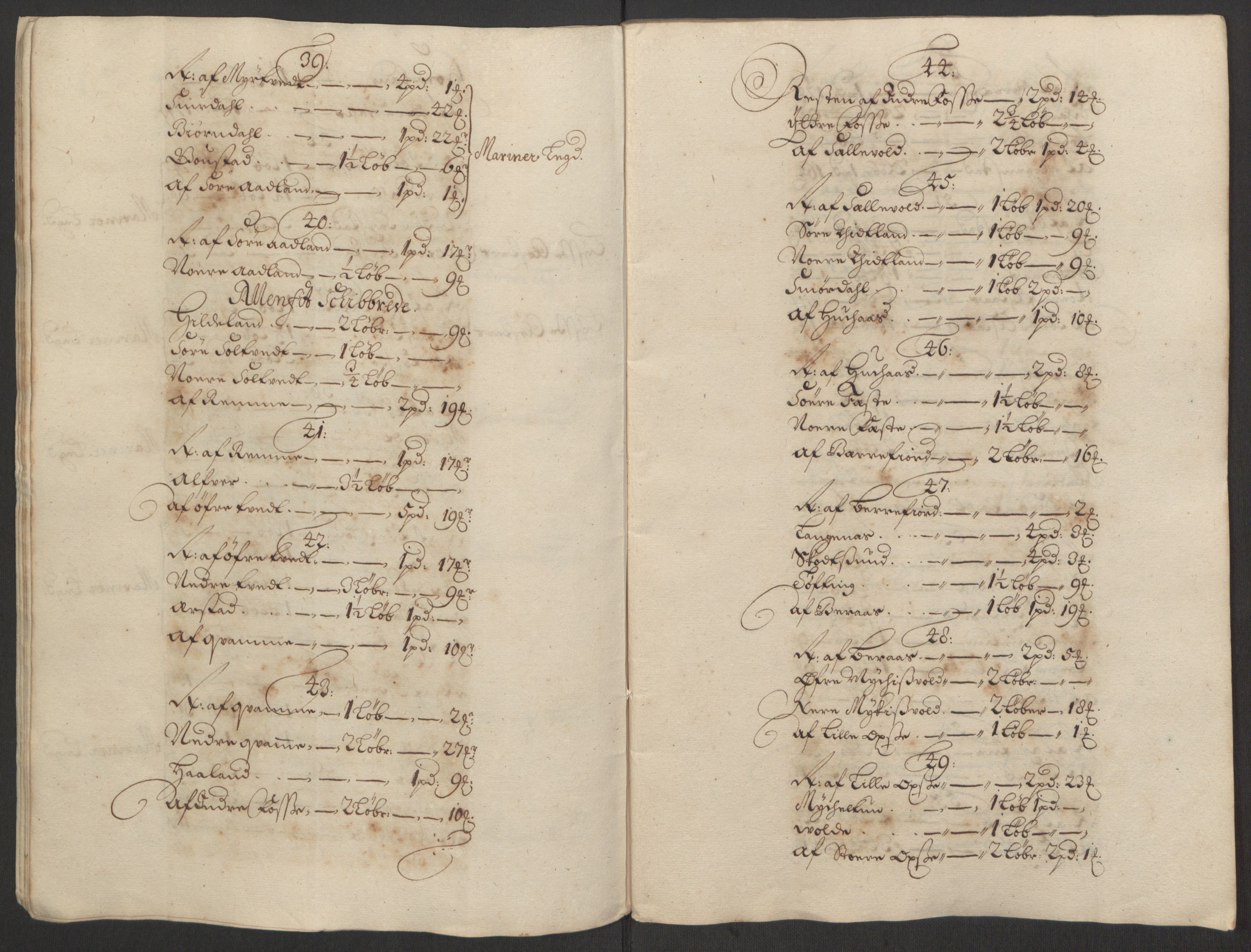 Rentekammeret inntil 1814, Reviderte regnskaper, Fogderegnskap, RA/EA-4092/R51/L3181: Fogderegnskap Nordhordland og Voss, 1691-1692, s. 17
