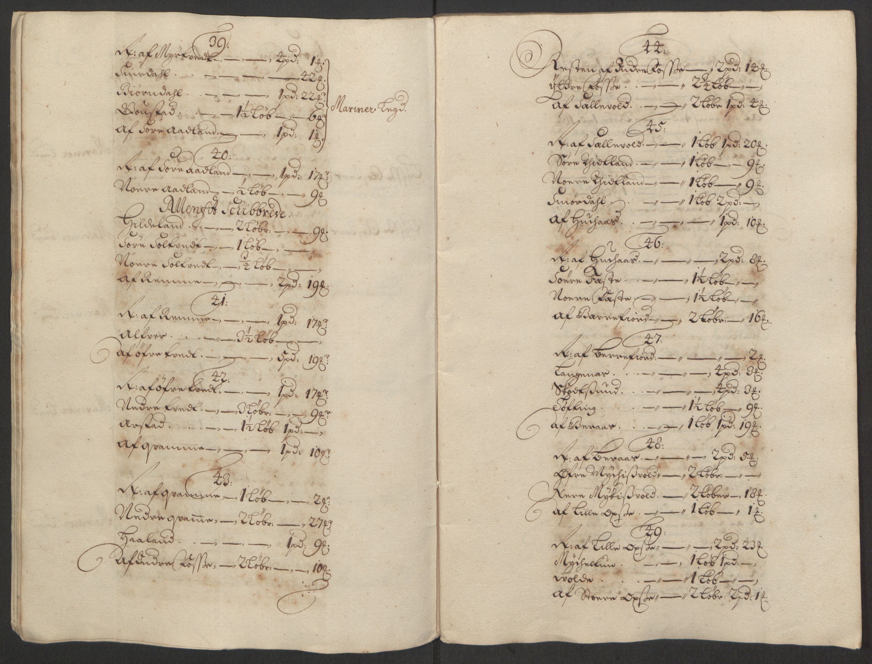 Rentekammeret inntil 1814, Reviderte regnskaper, Fogderegnskap, AV/RA-EA-4092/R51/L3181: Fogderegnskap Nordhordland og Voss, 1691-1692, s. 17