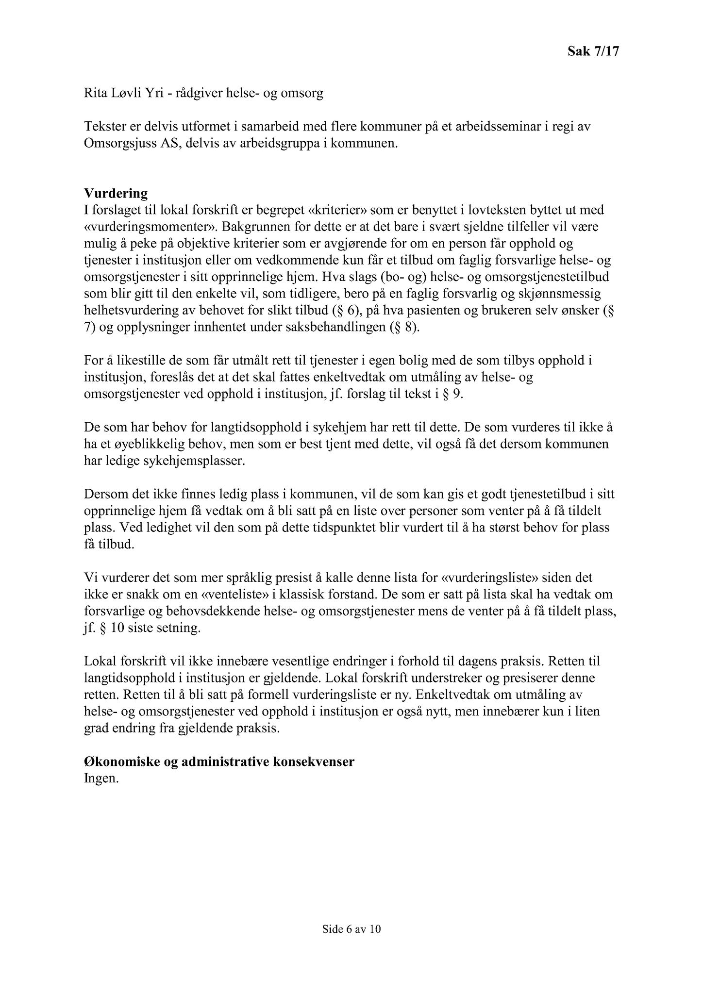 Klæbu Kommune, TRKO/KK/05-UOm/L008: Utvalg for omsorg - Møtedokumenter, 2017, s. 89