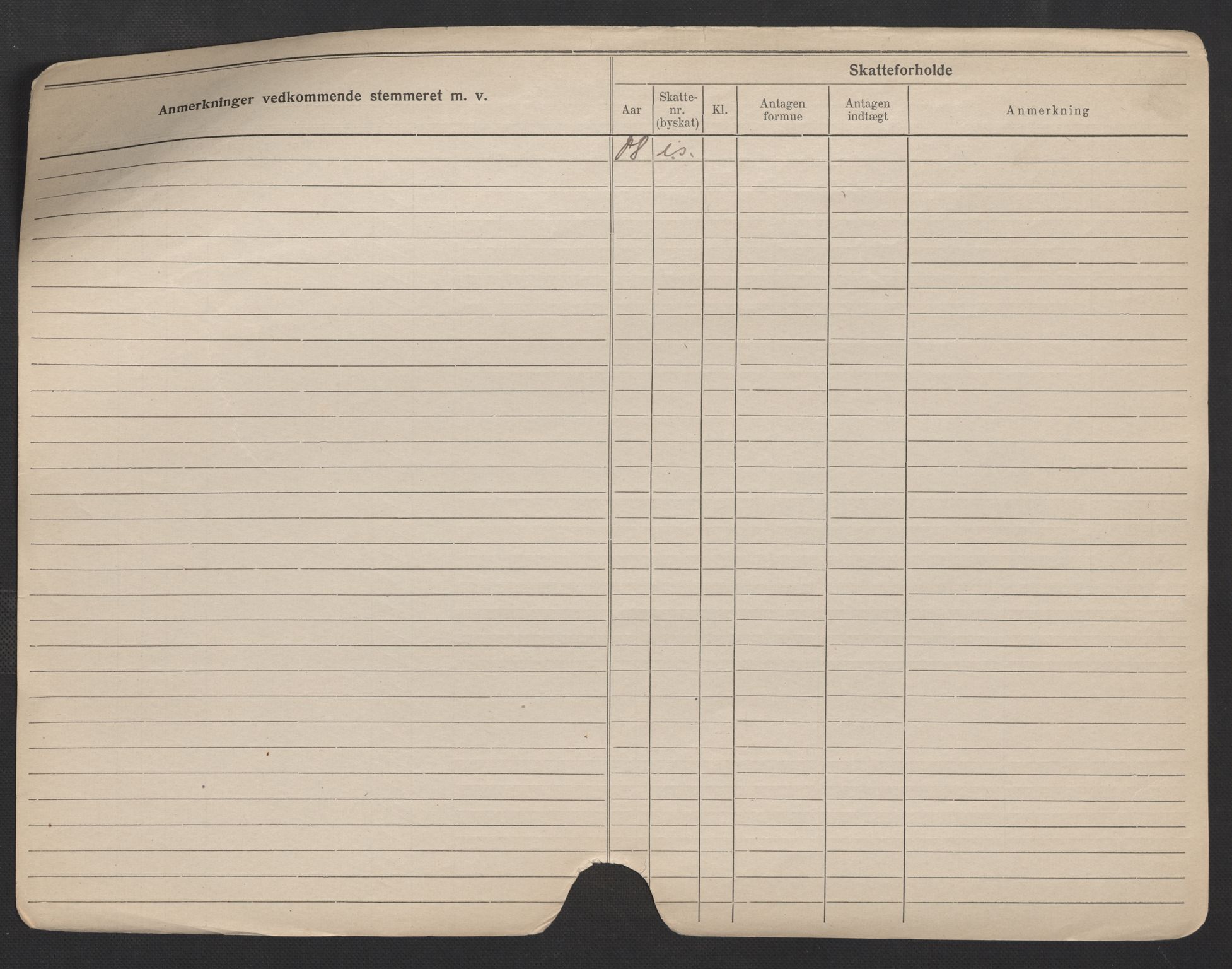 Oslo folkeregister, Registerkort, AV/SAO-A-11715/F/Fa/Fac/L0006: Menn, 1906-1914, s. 27b