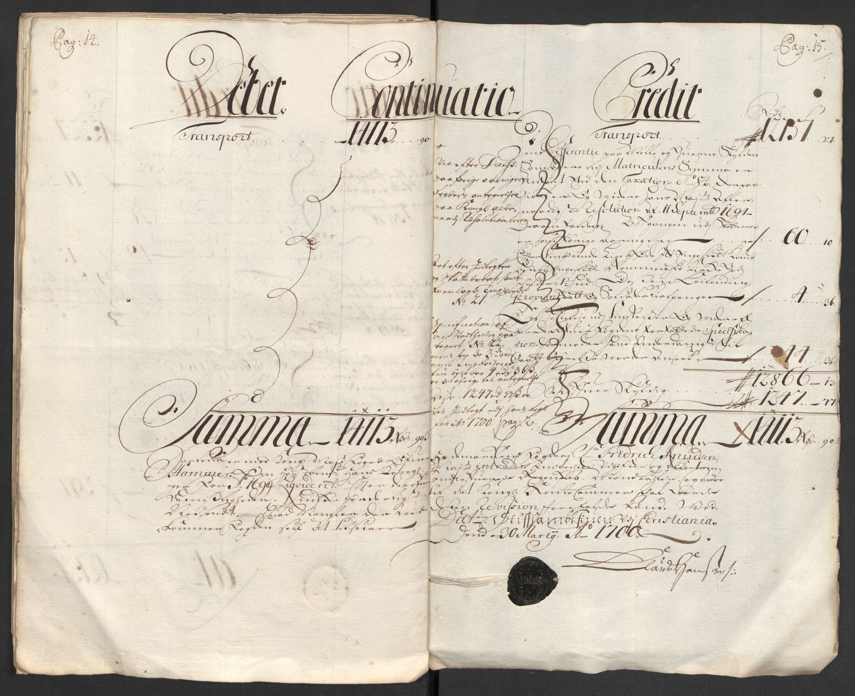 Rentekammeret inntil 1814, Reviderte regnskaper, Fogderegnskap, AV/RA-EA-4092/R16/L1038: Fogderegnskap Hedmark, 1699, s. 30