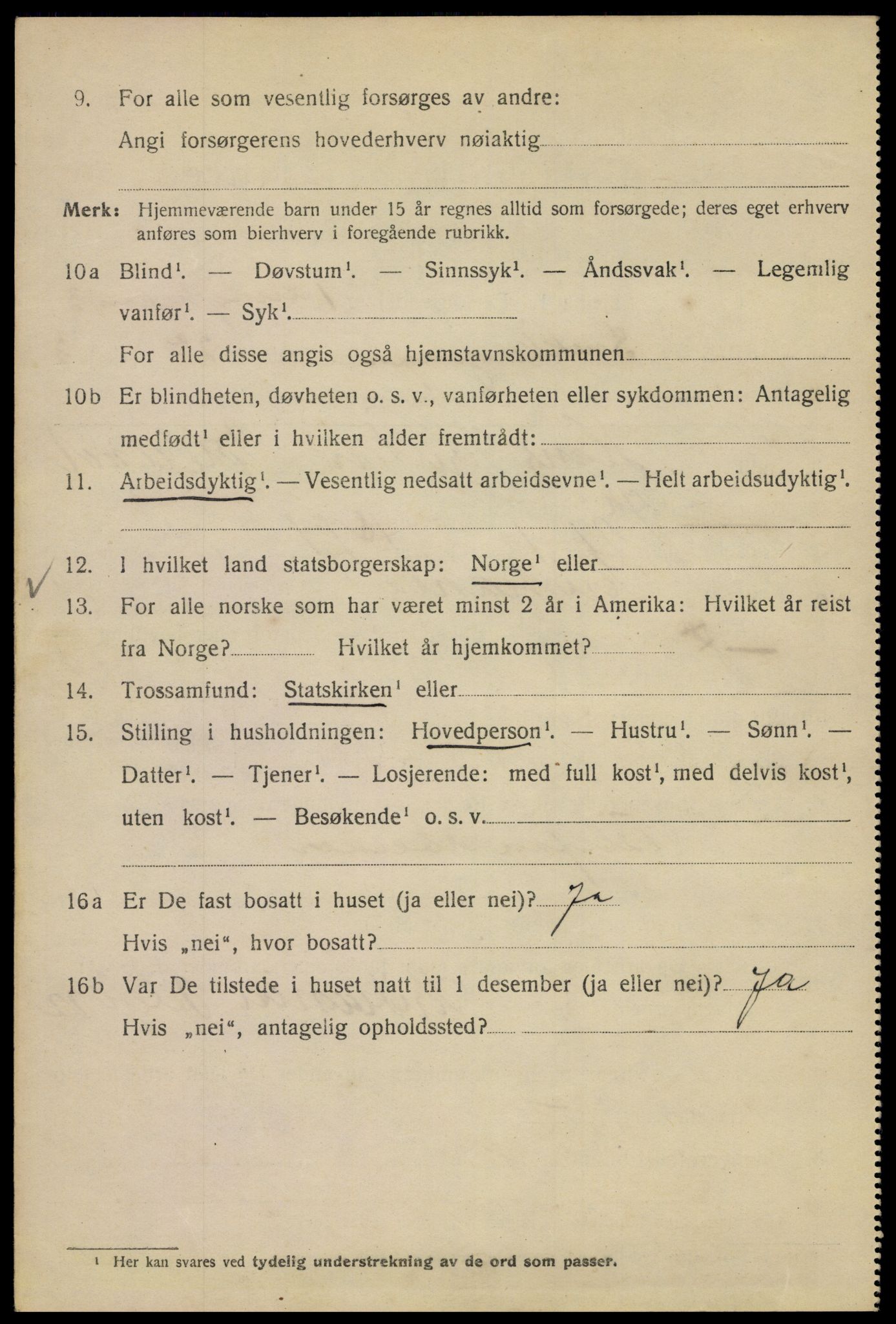 SAO, Folketelling 1920 for 0301 Kristiania kjøpstad, 1920, s. 521504