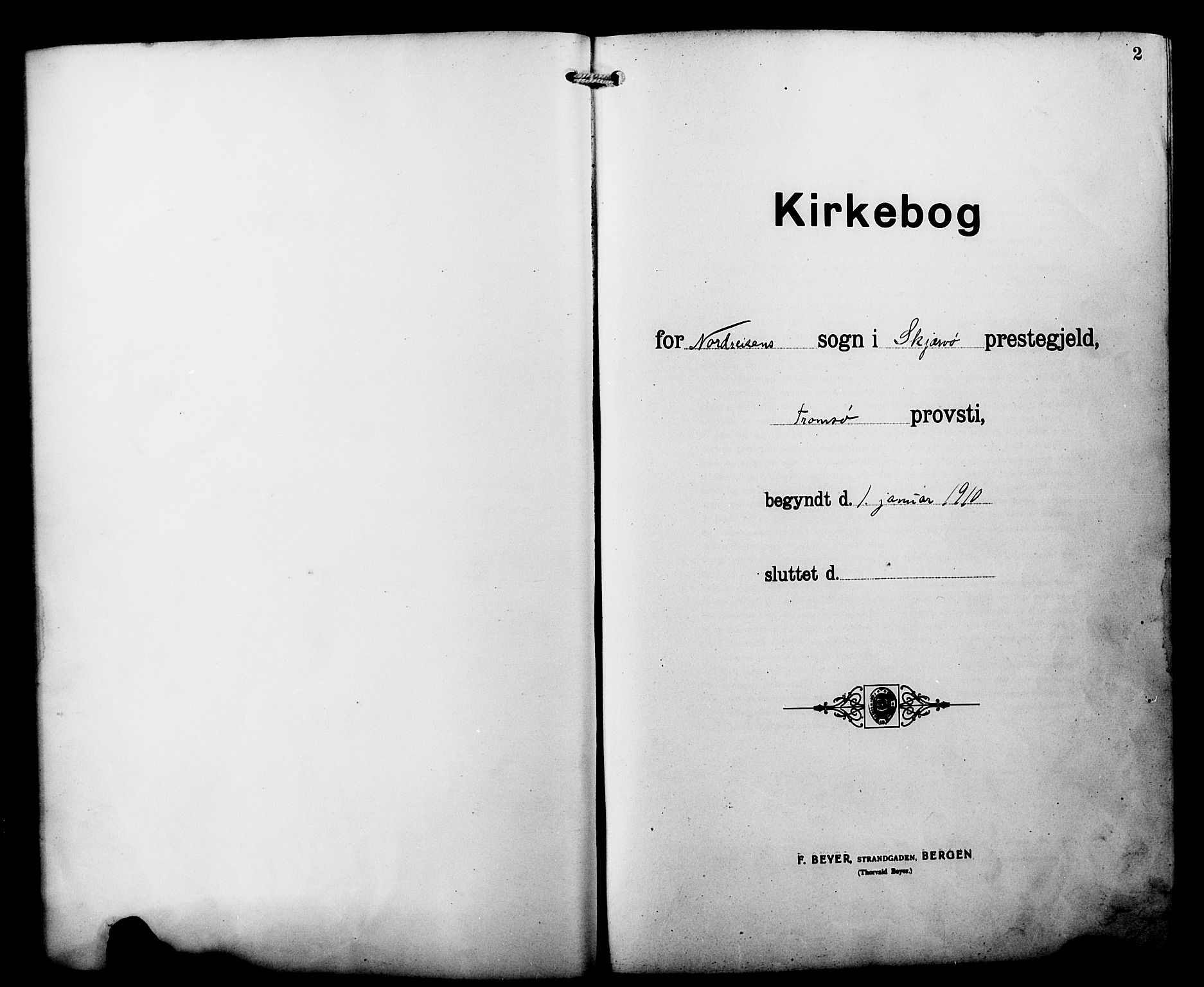 Skjervøy sokneprestkontor, SATØ/S-1300/H/Ha/Hab/L0022klokker: Klokkerbok nr. 22, 1910-1926, s. 2