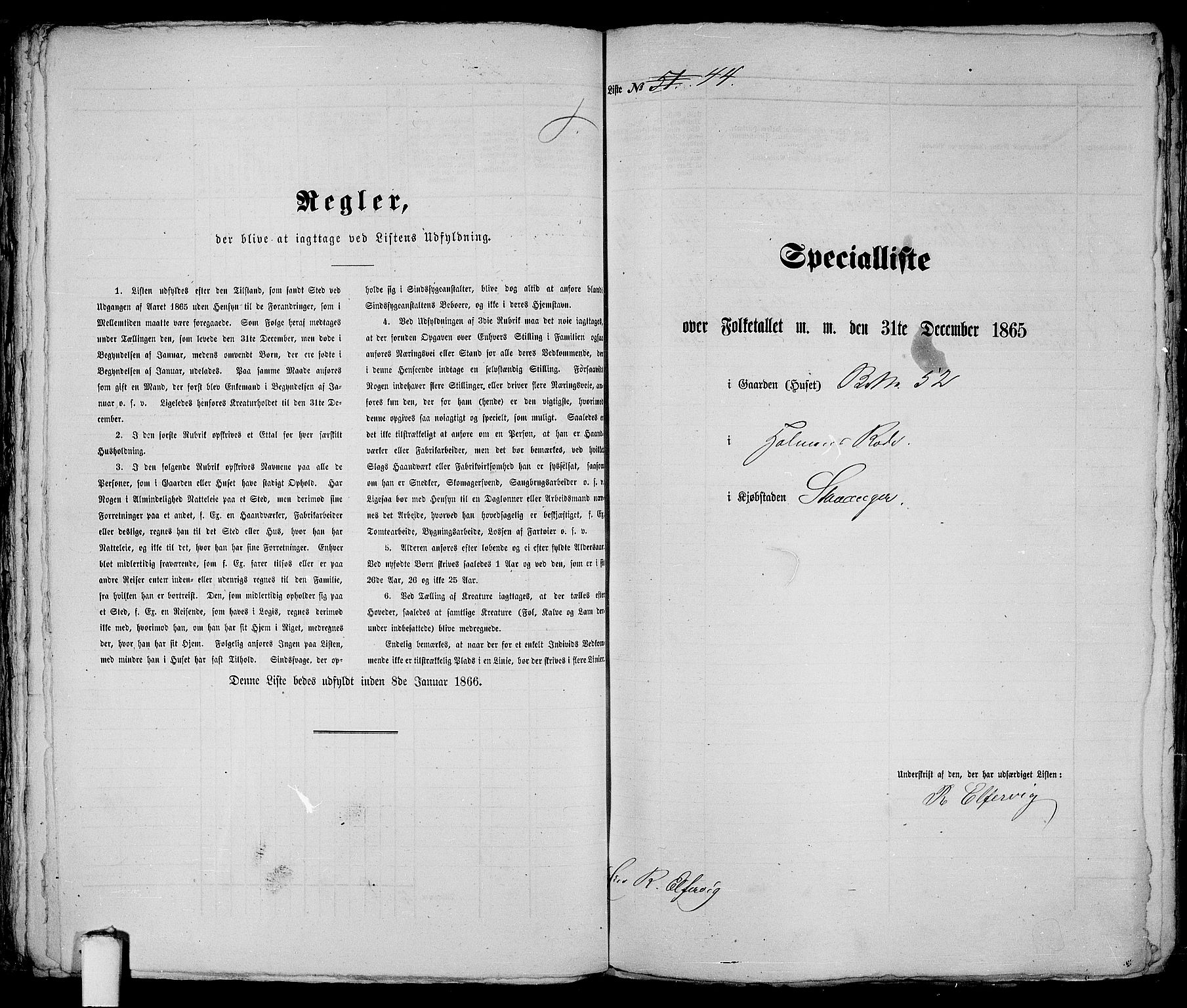 RA, Folketelling 1865 for 1103 Stavanger kjøpstad, 1865, s. 110