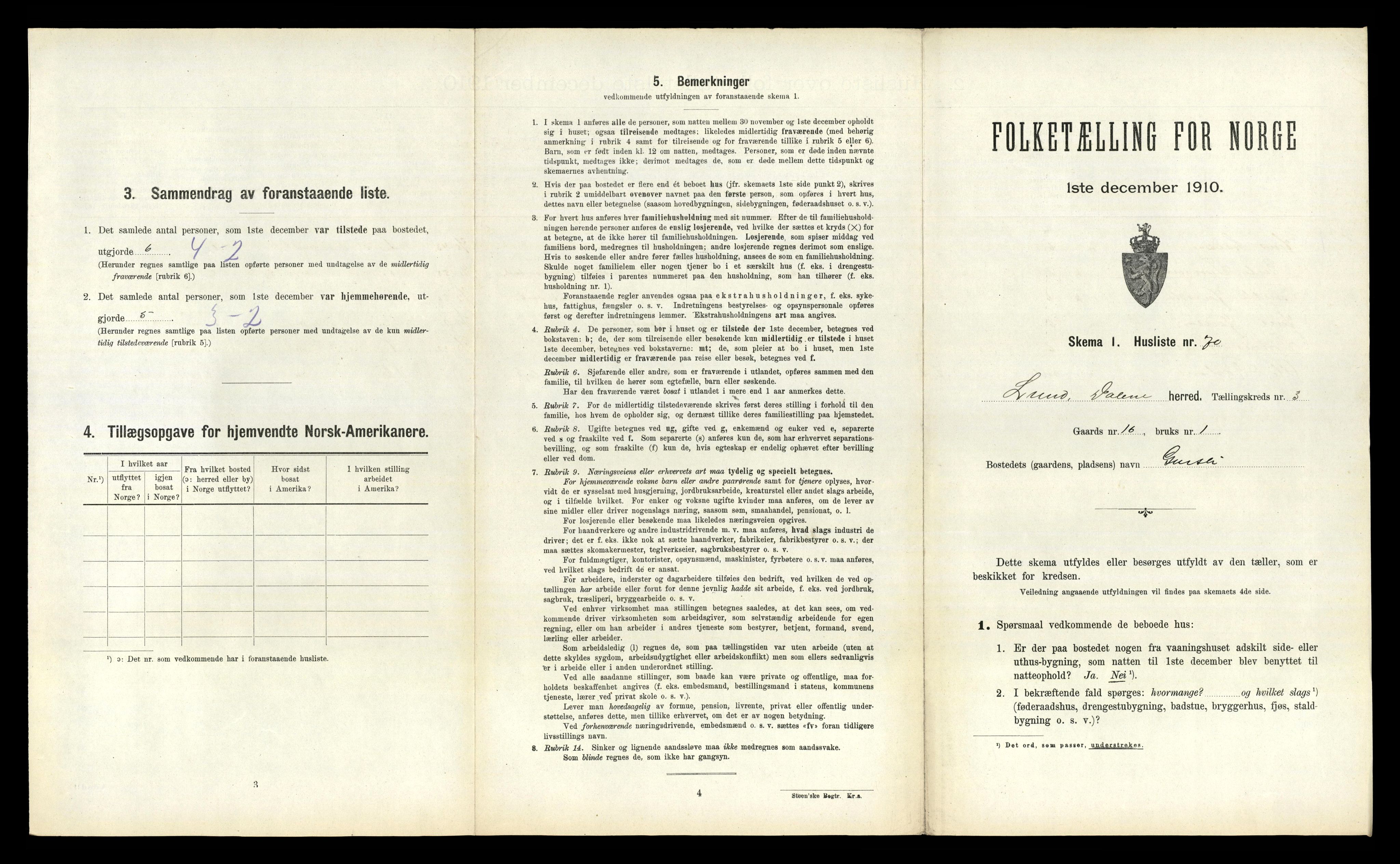 RA, Folketelling 1910 for 1112 Lund herred, 1910, s. 270