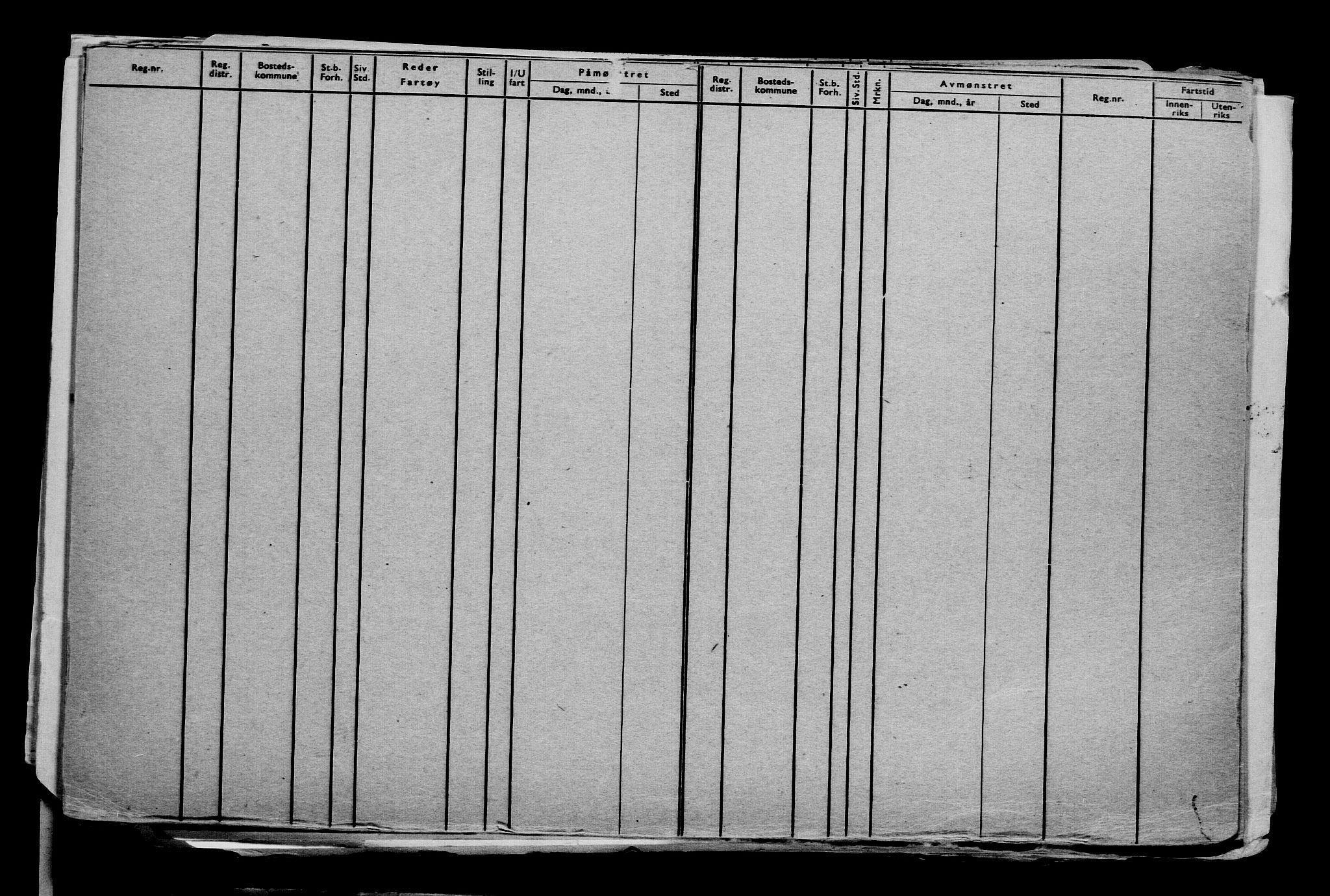 Direktoratet for sjømenn, RA/S-3545/G/Gb/L0173: Hovedkort, 1919, s. 6