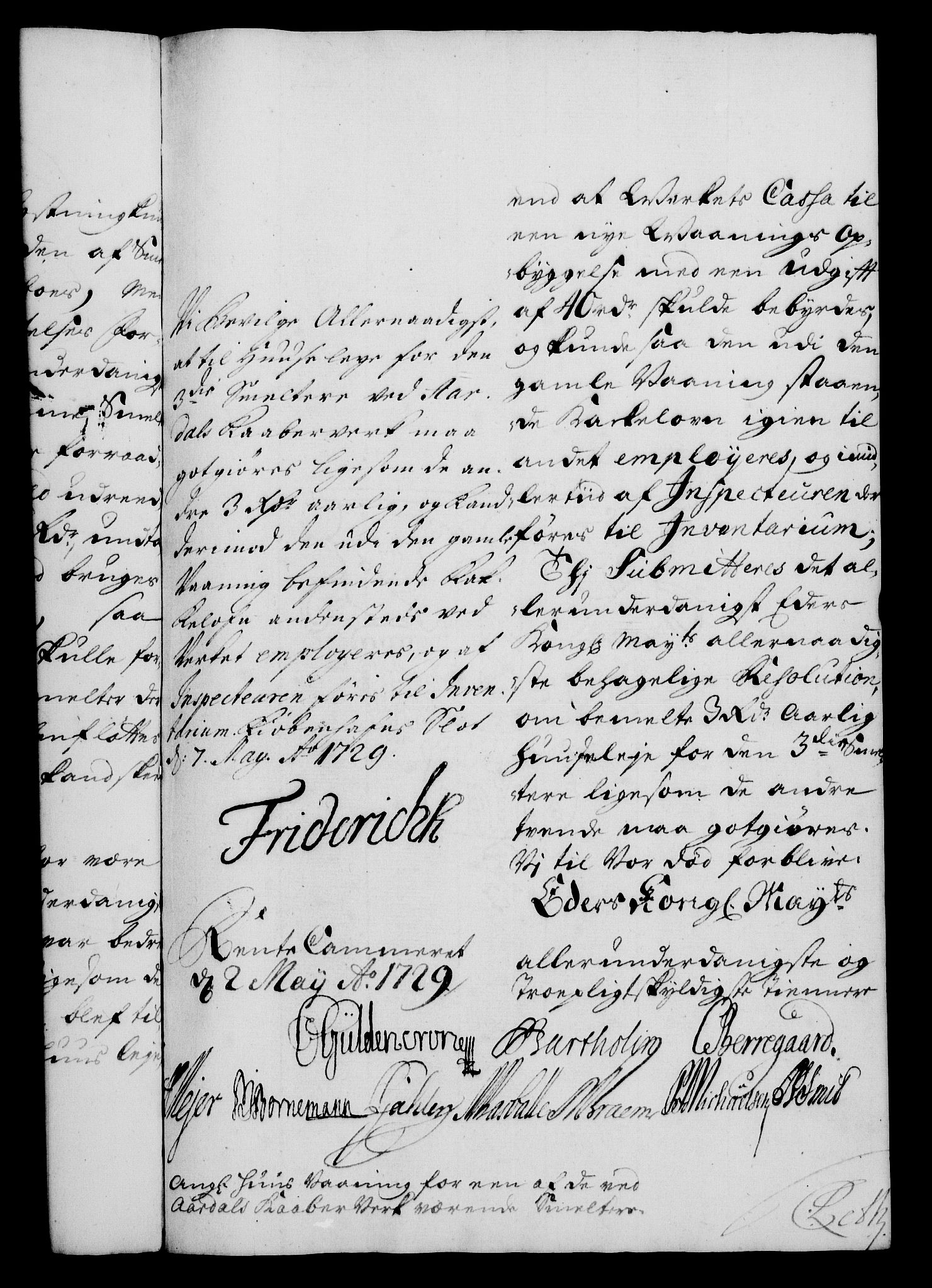 Rentekammeret, Kammerkanselliet, RA/EA-3111/G/Gf/Gfa/L0012: Norsk relasjons- og resolusjonsprotokoll (merket RK 52.12), 1729, s. 306