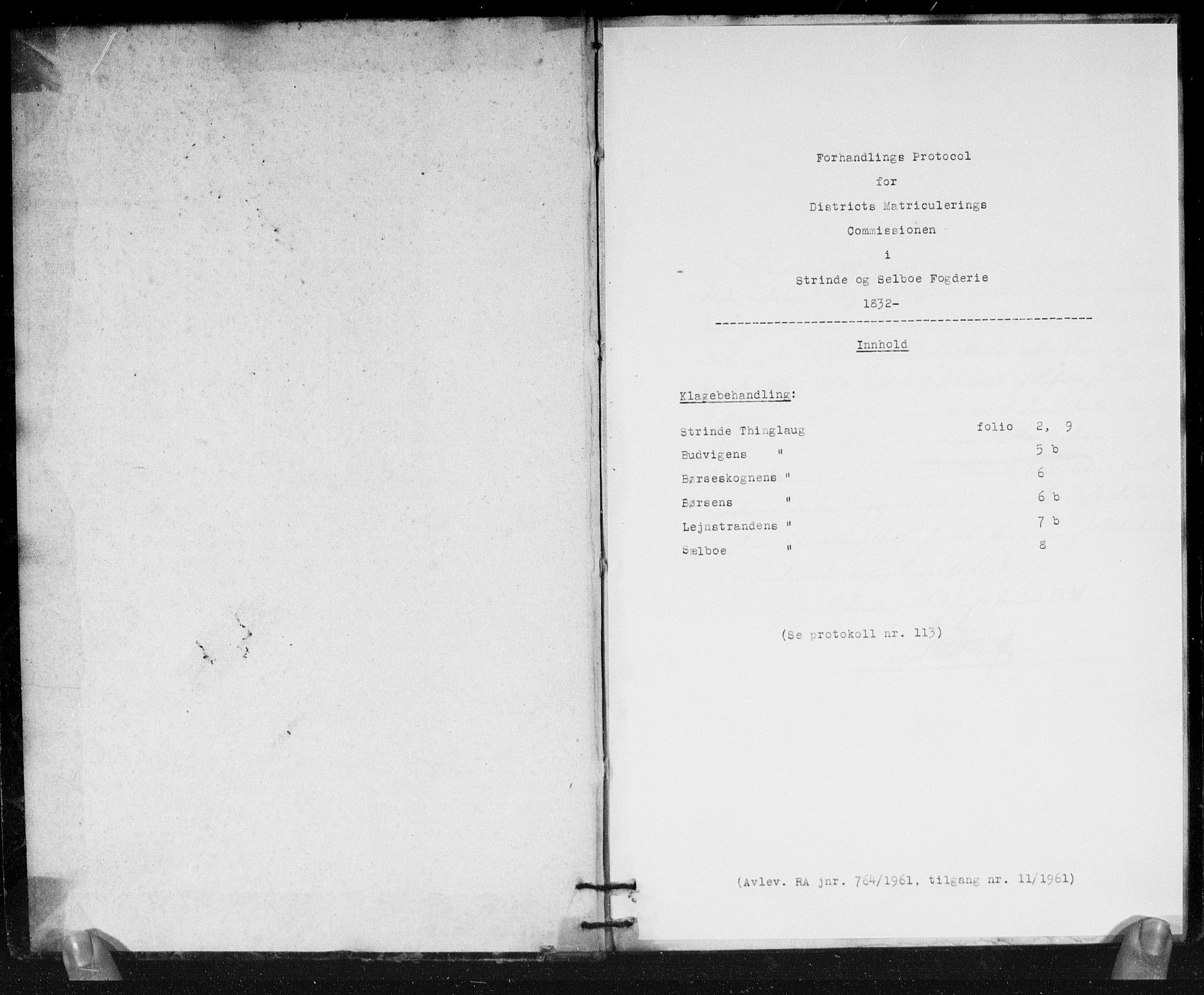 Hovedmatrikkelkommisjonen, RA/S-1529, 1832