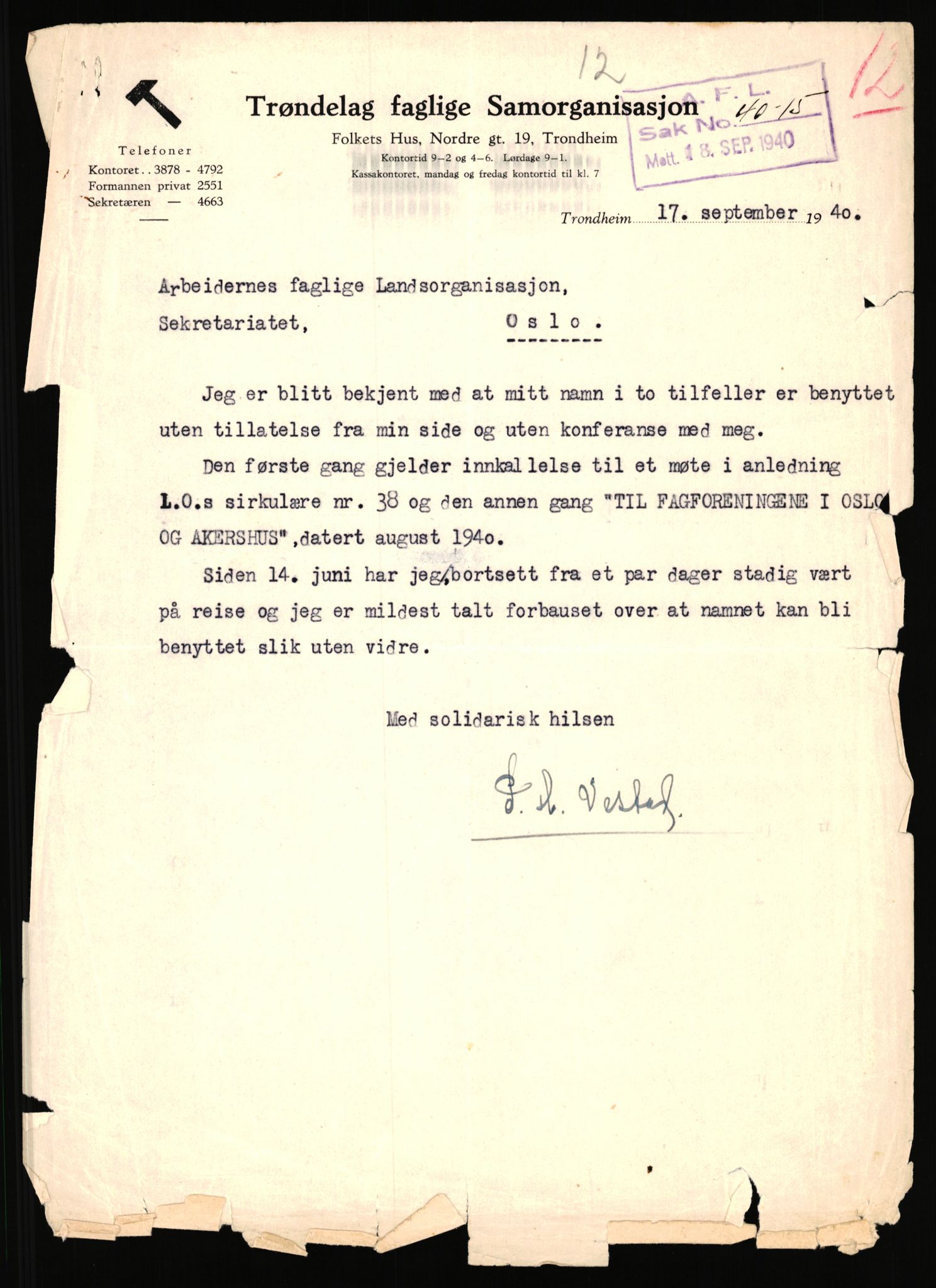 Landssvikarkivet, Oslo politikammer, RA/S-3138-01/D/Da/L1026/0002: Dommer, dnr. 4168 - 4170 / Dnr. 4169, 1945-1948, s. 166