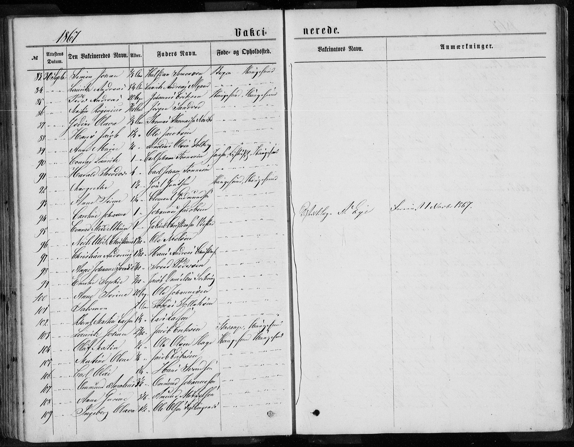 Torvastad sokneprestkontor, AV/SAST-A -101857/H/Ha/Haa/L0013: Ministerialbok nr. A 12.2, 1867-1877
