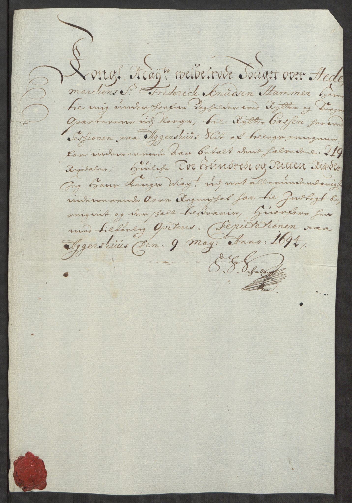 Rentekammeret inntil 1814, Reviderte regnskaper, Fogderegnskap, RA/EA-4092/R16/L1035: Fogderegnskap Hedmark, 1694, s. 130