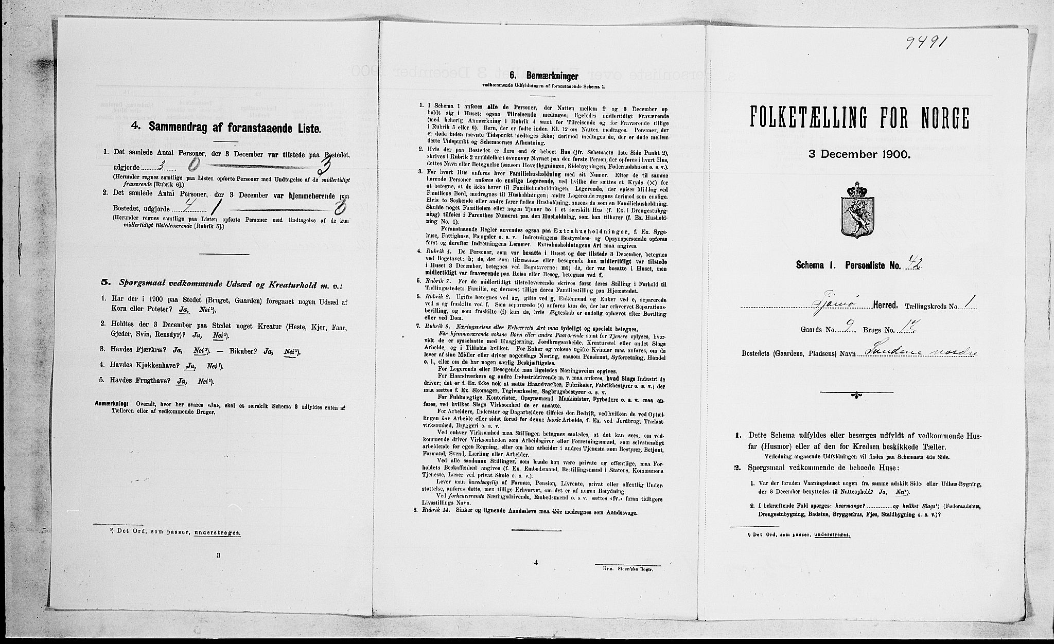 RA, Folketelling 1900 for 0723 Tjøme herred, 1900, s. 176