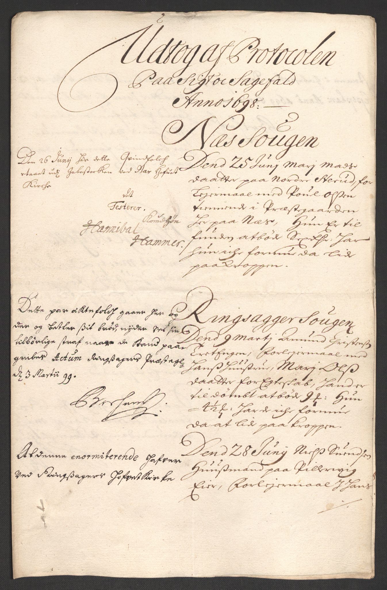 Rentekammeret inntil 1814, Reviderte regnskaper, Fogderegnskap, RA/EA-4092/R16/L1037: Fogderegnskap Hedmark, 1697-1698, s. 379