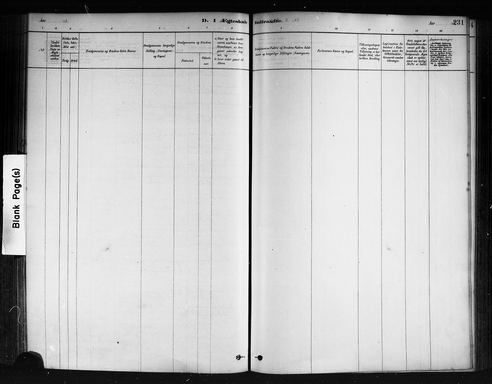 Herdla Sokneprestembete, AV/SAB-A-75701/H/Haa: Ministerialbok nr. A 3, 1878-1890, s. 231