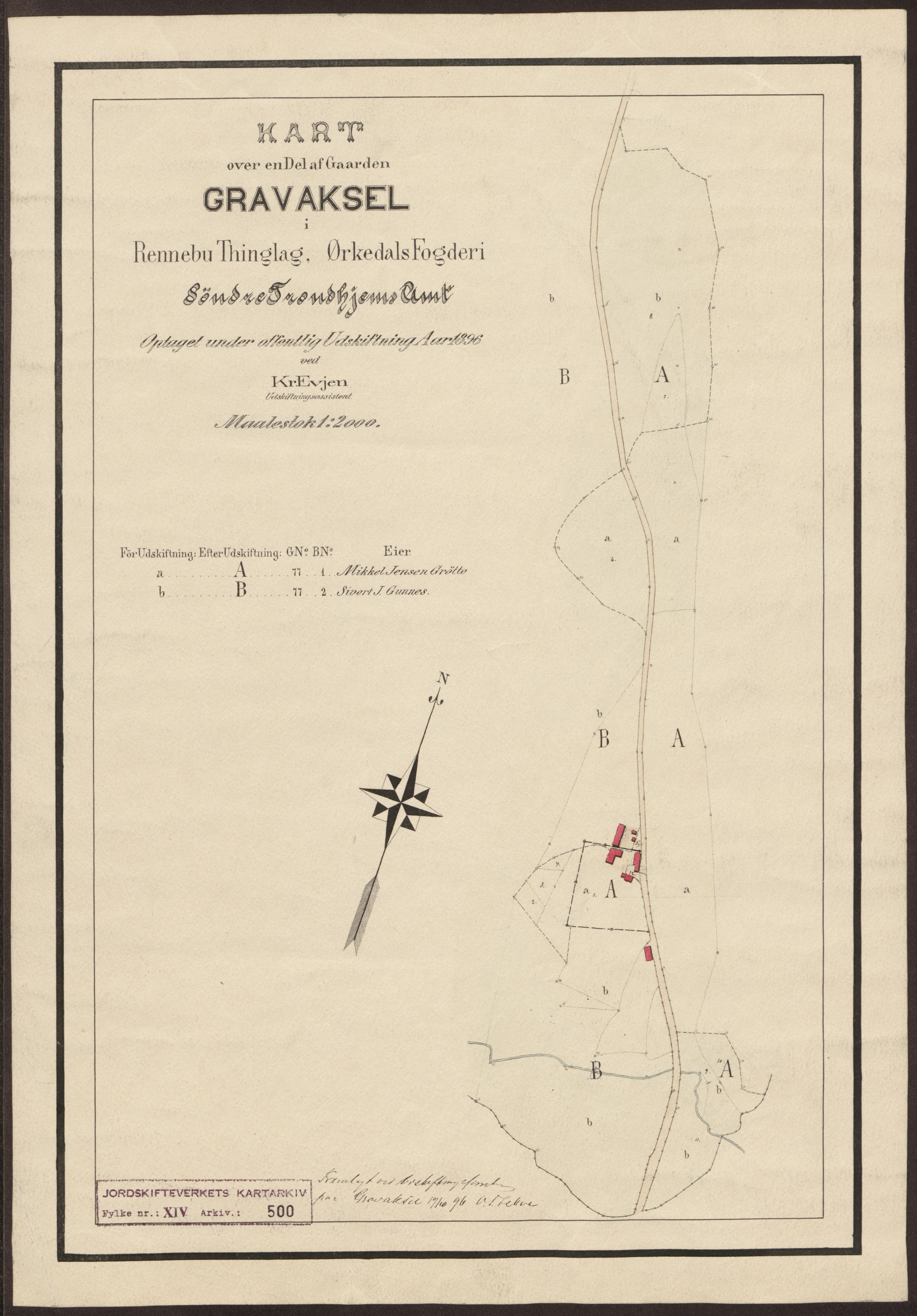 Jordskifteverkets kartarkiv, AV/RA-S-3929/T, 1859-1988, s. 668