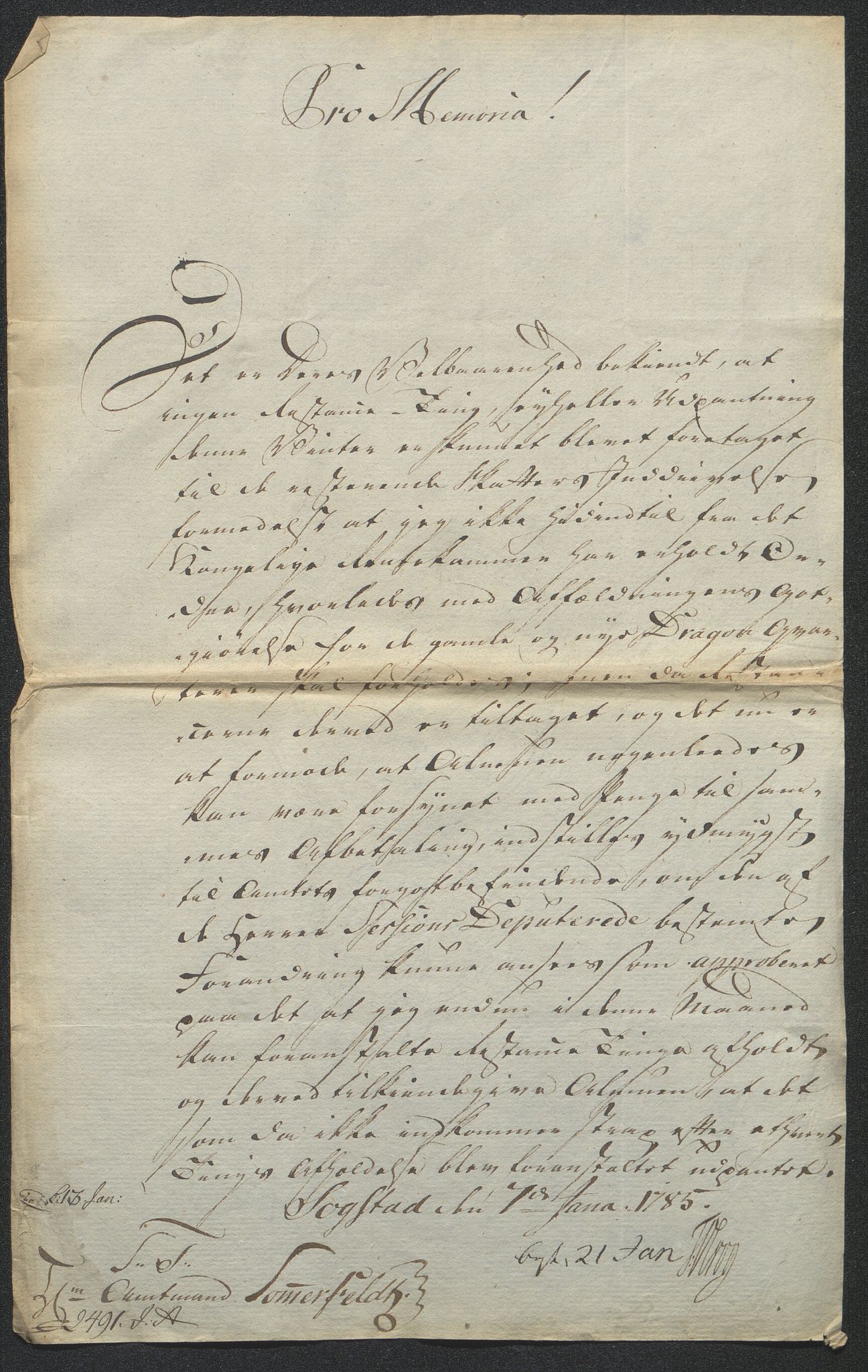 Fylkesmannen i Oppland, AV/SAH-FYO-002/1/D/Dl/L0509B: Brev fra fogden i Toten, 1785-1786, s. 4