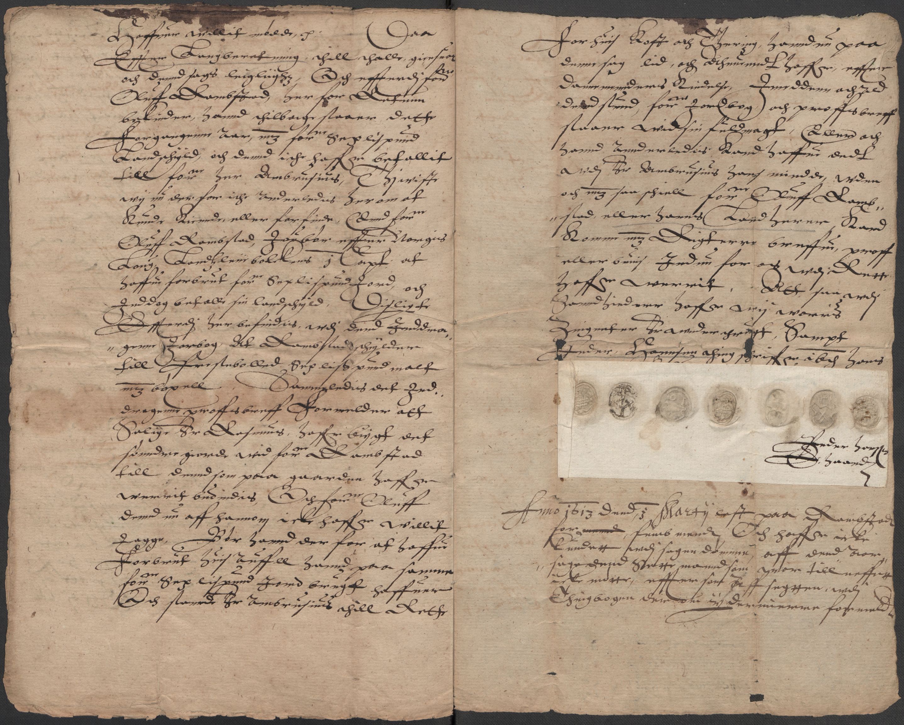 Riksarkivets diplomsamling, AV/RA-EA-5965/F15/L0008: Prestearkiv - Akershus, 1581-1619, s. 73