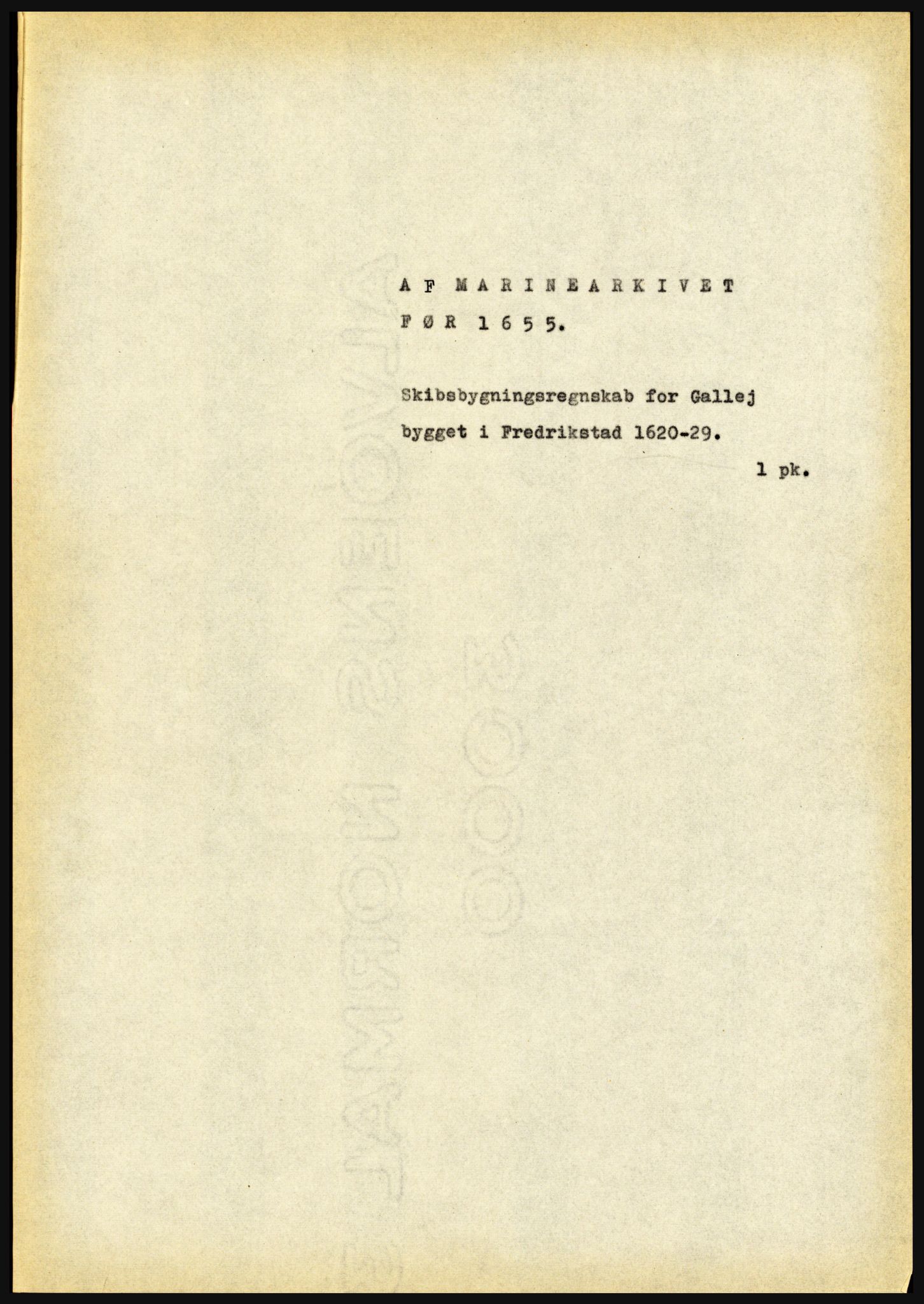 Riksarkivet, Seksjon for eldre arkiv og spesialsamlinger, AV/RA-EA-6797/H/Ha, 1953, s. 1