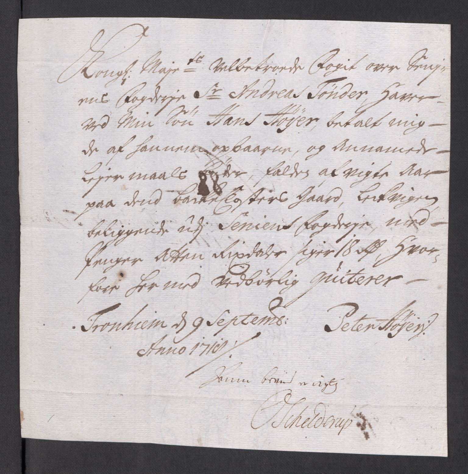 Rentekammeret inntil 1814, Reviderte regnskaper, Fogderegnskap, AV/RA-EA-4092/R68/L4764: Fogderegnskap Senja og Troms, 1718, s. 383