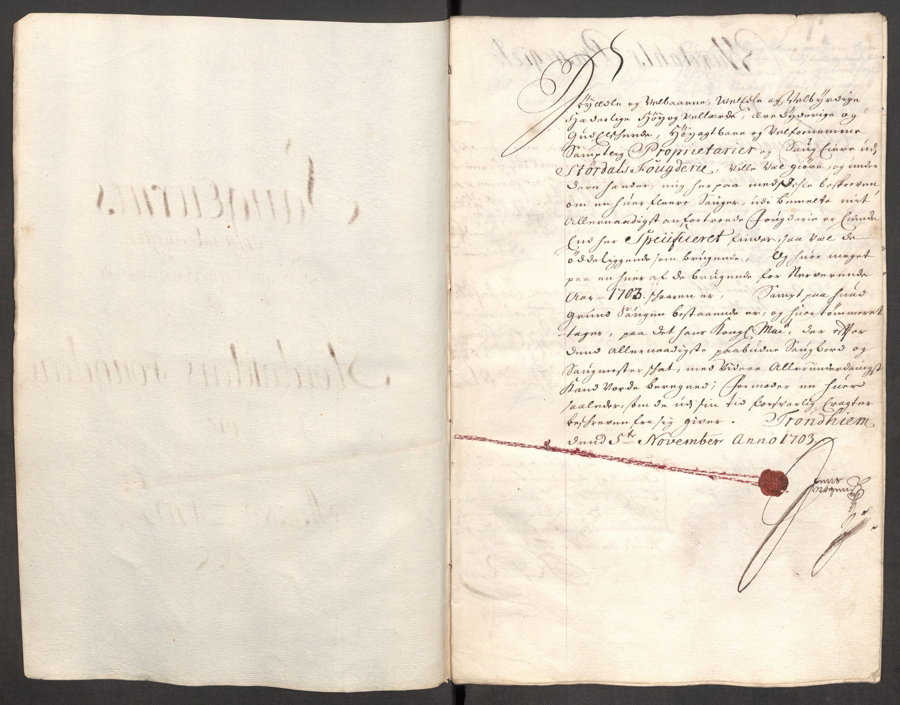 Rentekammeret inntil 1814, Reviderte regnskaper, Fogderegnskap, AV/RA-EA-4092/R62/L4194: Fogderegnskap Stjørdal og Verdal, 1703, s. 157