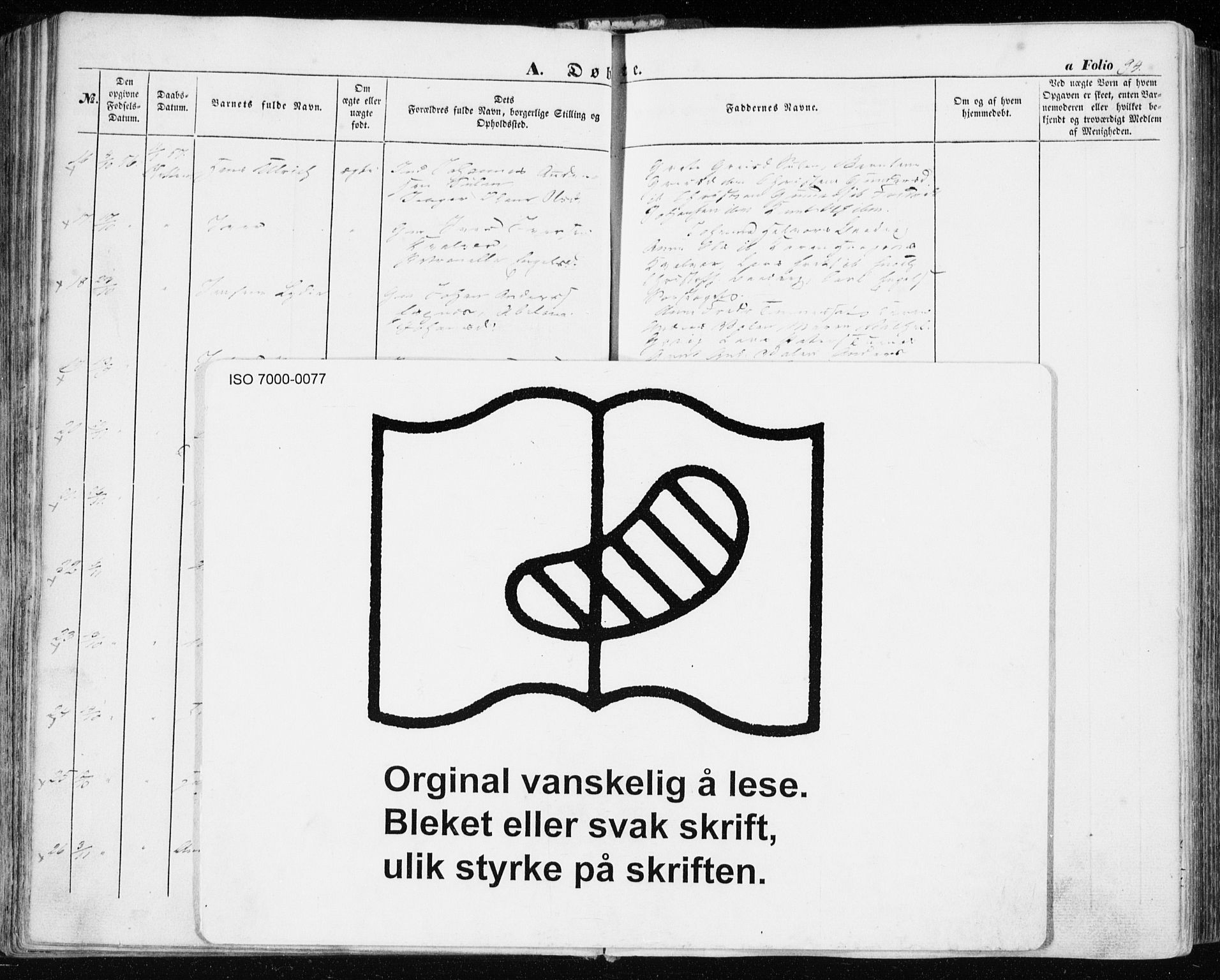 Ministerialprotokoller, klokkerbøker og fødselsregistre - Sør-Trøndelag, AV/SAT-A-1456/634/L0530: Ministerialbok nr. 634A06, 1852-1860, s. 94