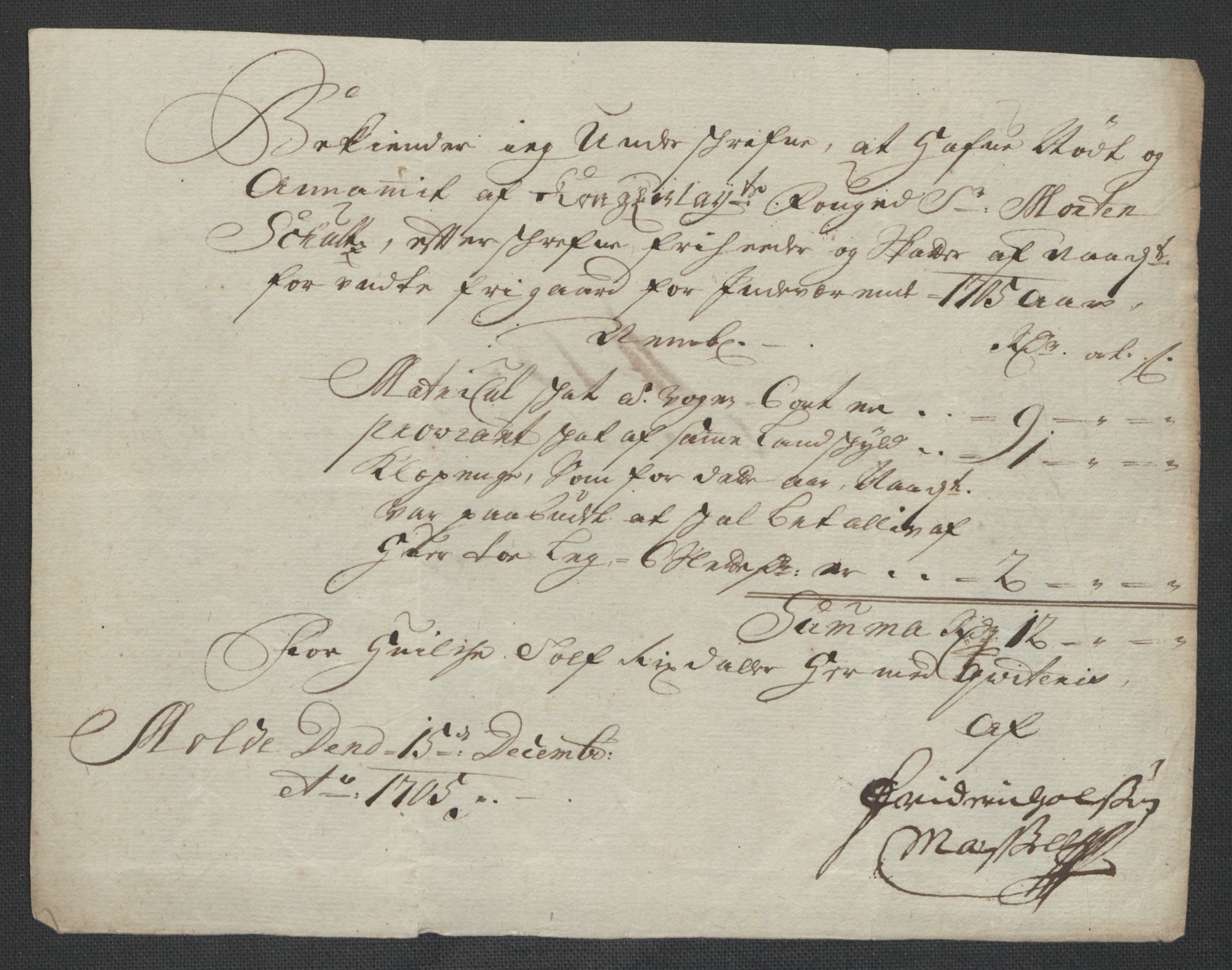 Rentekammeret inntil 1814, Reviderte regnskaper, Fogderegnskap, RA/EA-4092/R55/L3656: Fogderegnskap Romsdal, 1703-1705, s. 470