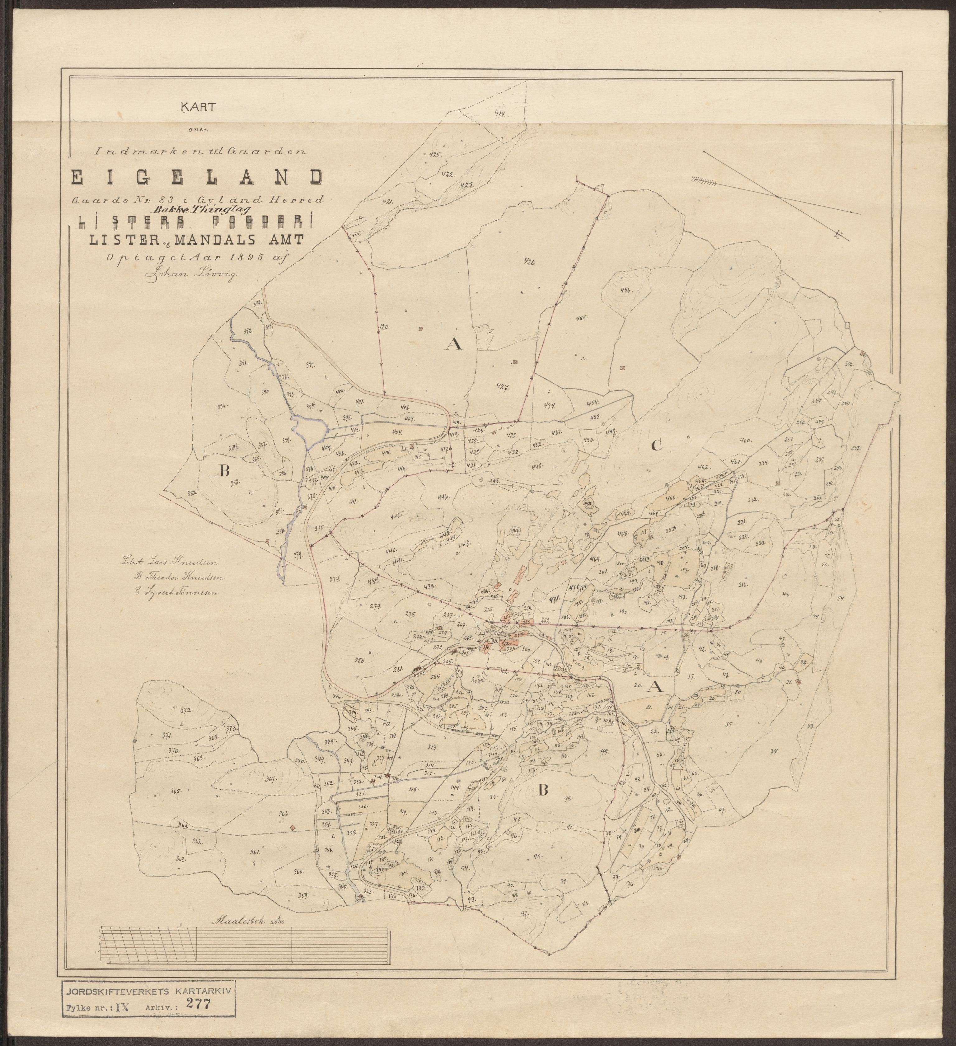 Jordskifteverkets kartarkiv, RA/S-3929/T, 1859-1988, s. 324