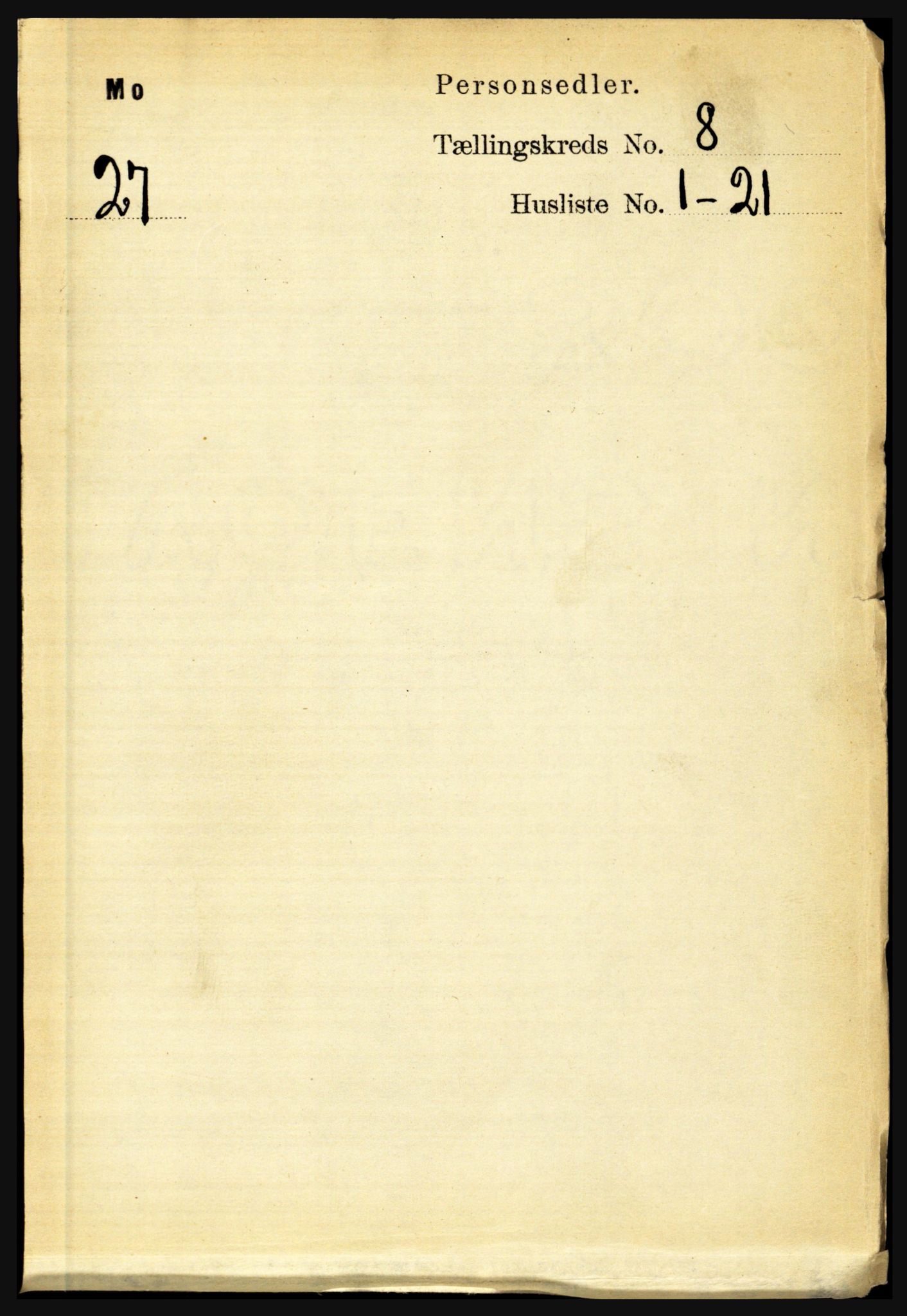 RA, Folketelling 1891 for 1833 Mo herred, 1891, s. 2938