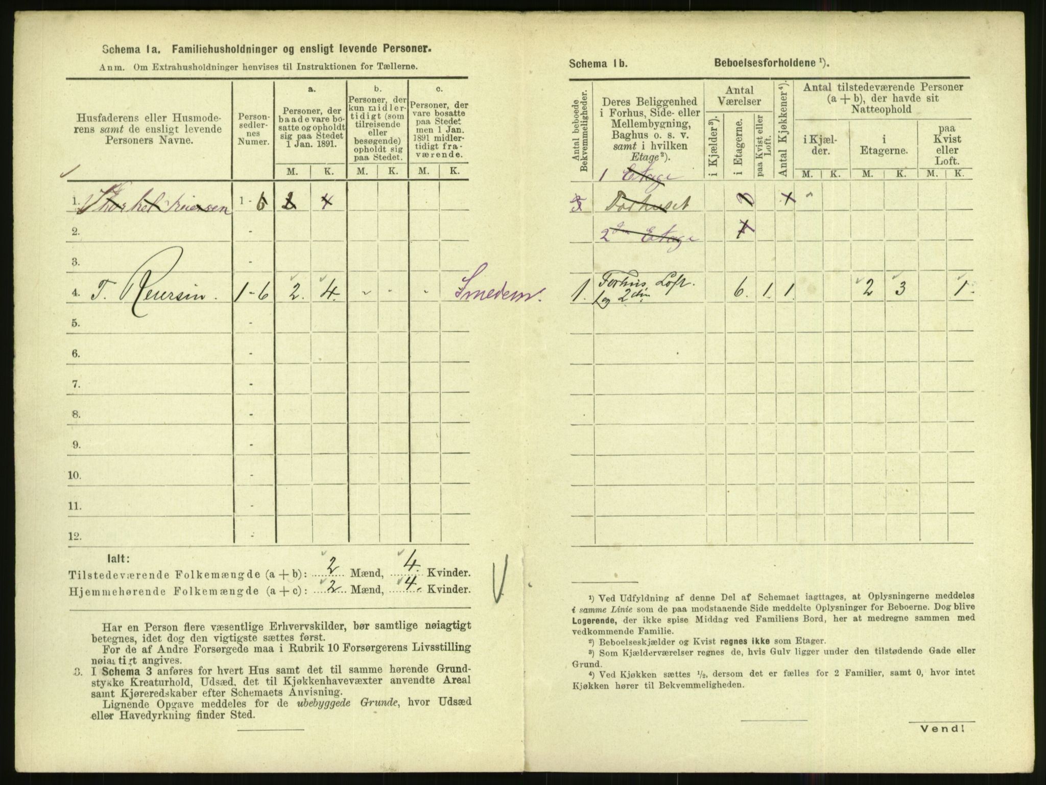 RA, Folketelling 1891 for 1002 Mandal ladested, 1891, s. 302