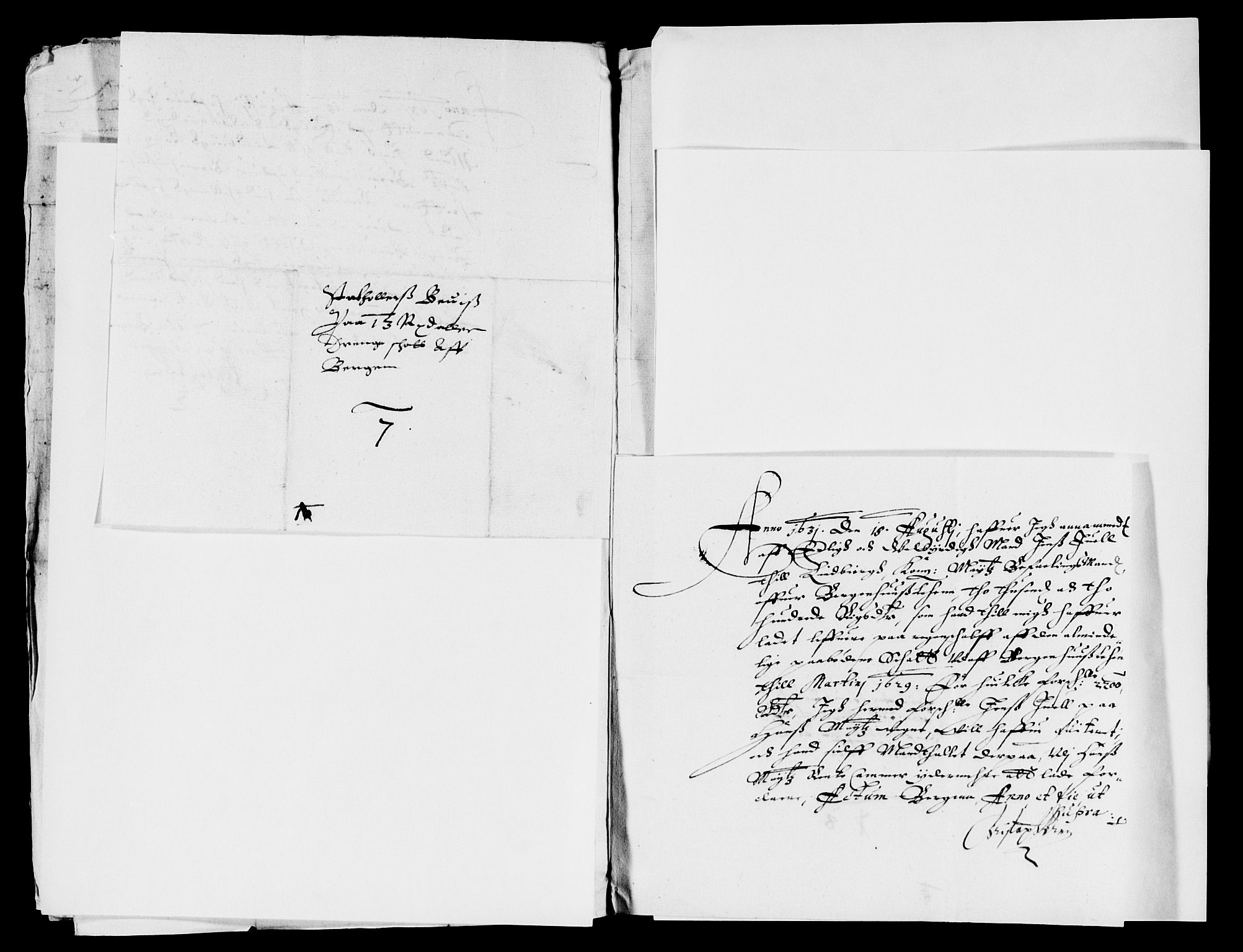 Rentekammeret inntil 1814, Reviderte regnskaper, Lensregnskaper, AV/RA-EA-5023/R/Rb/Rbt/L0053: Bergenhus len, 1629-1630