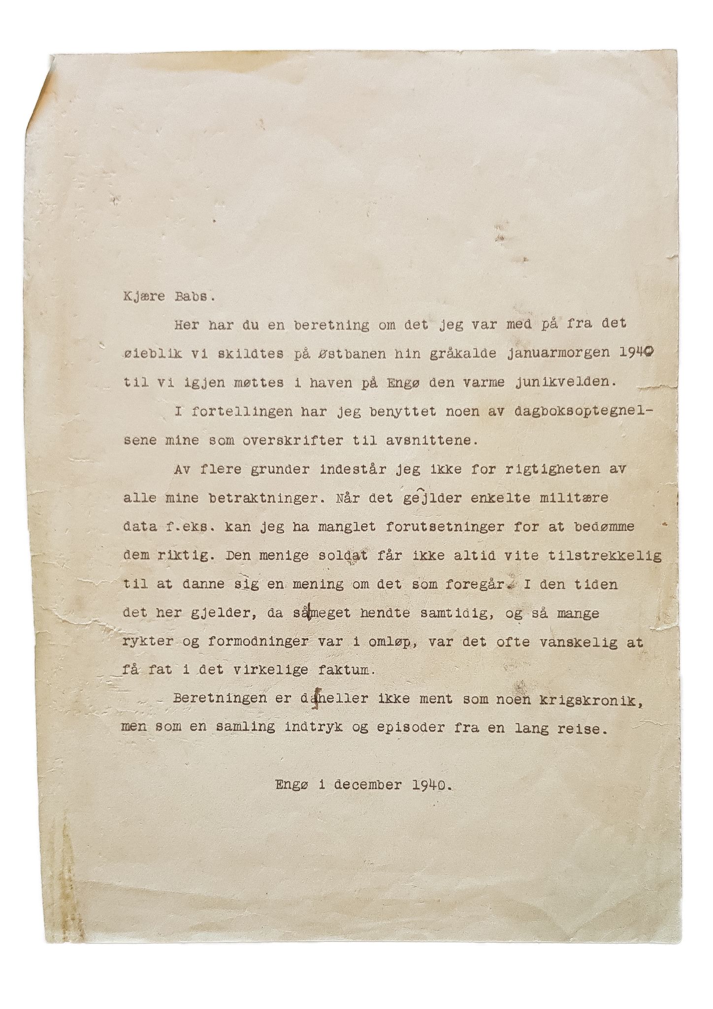 Pa 1472 - Pihl, Frithjof, VEMU/A-2736/F/L0001: Dagbok og 7. sans, 1939-1946
