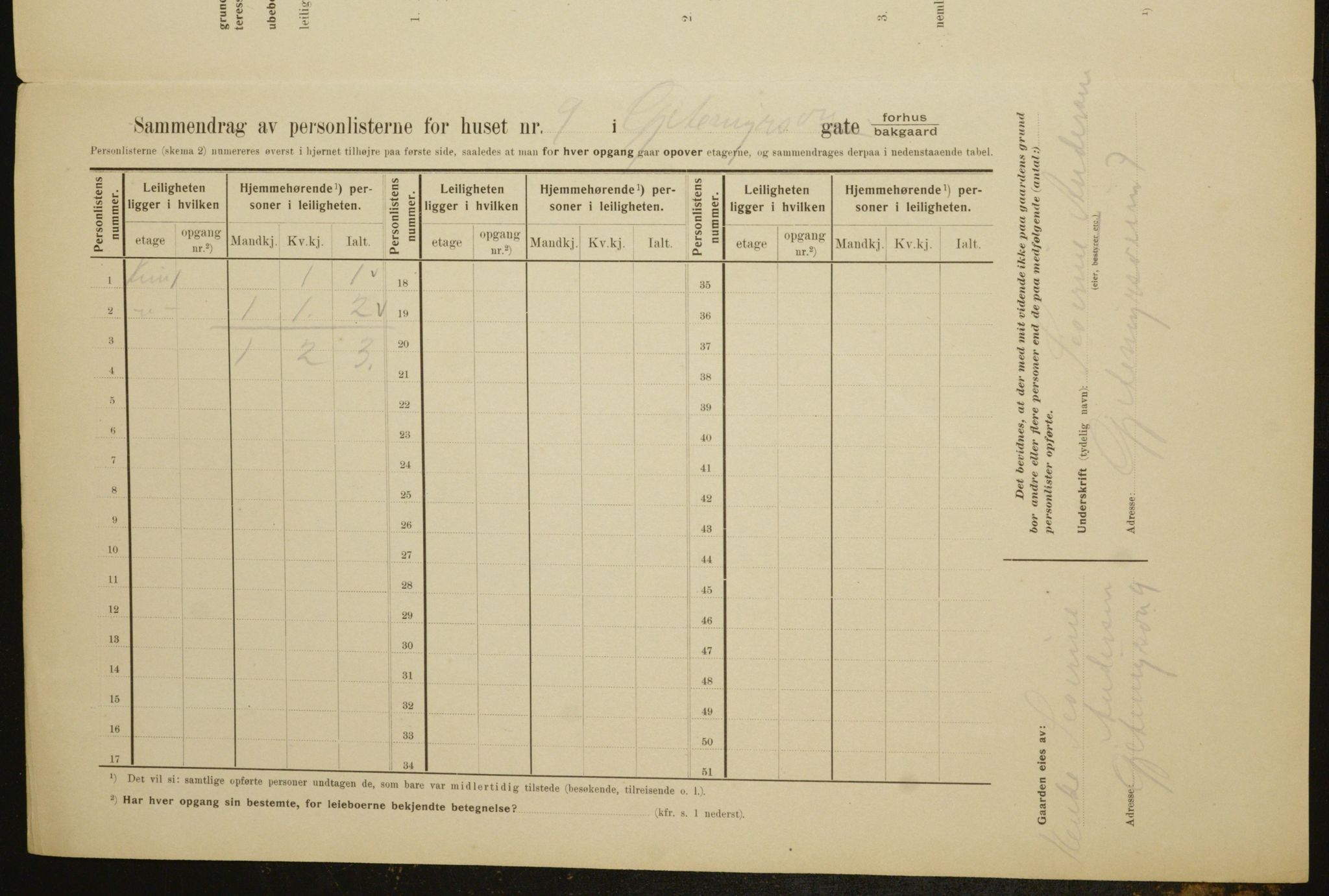 OBA, Kommunal folketelling 1.2.1910 for Kristiania, 1910, s. 27330