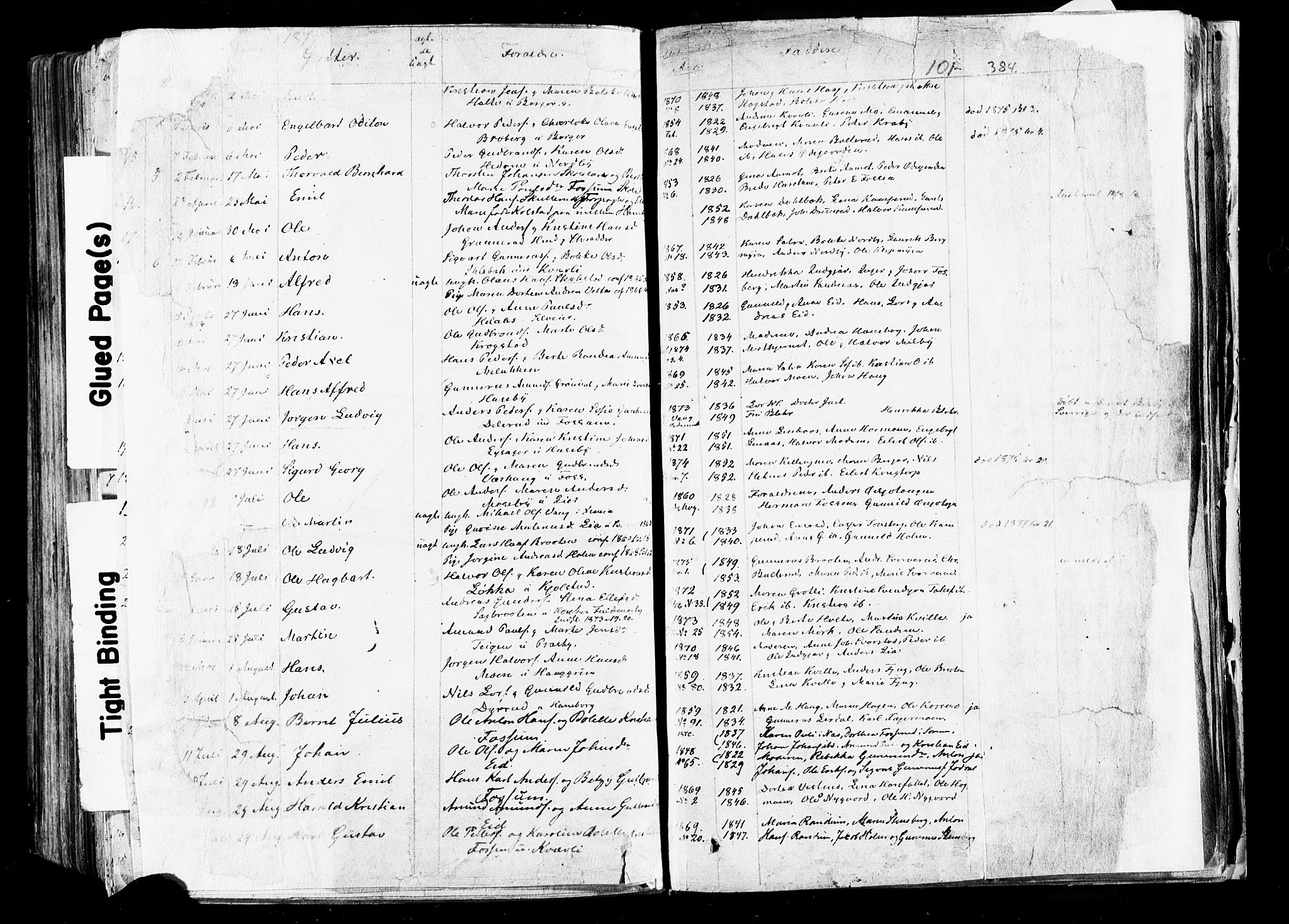 Aurskog prestekontor Kirkebøker, AV/SAO-A-10304a/F/Fa/L0007: Ministerialbok nr. I 7, 1854-1877, s. 384