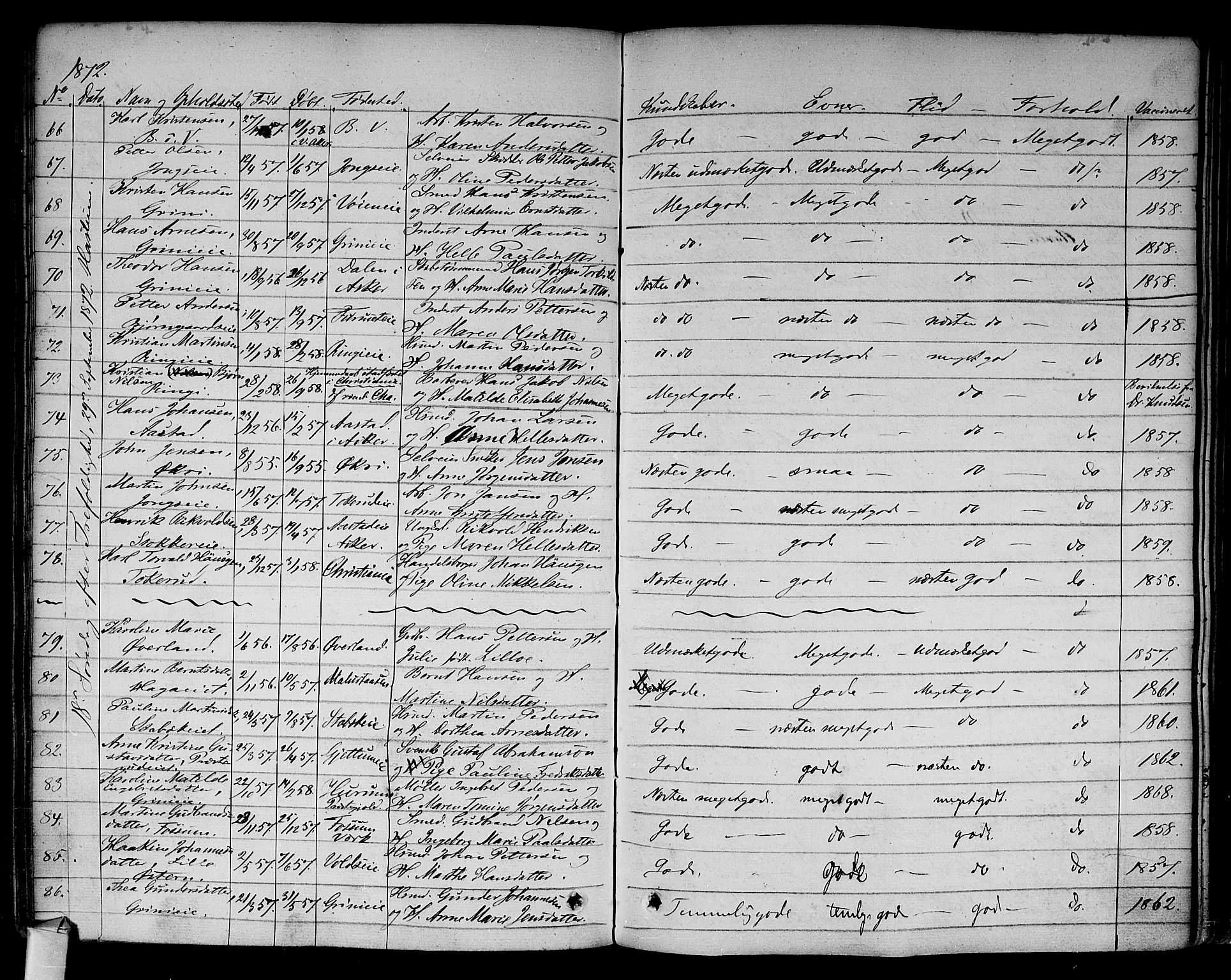 Asker prestekontor Kirkebøker, AV/SAO-A-10256a/F/Fa/L0009: Ministerialbok nr. I 9, 1825-1878, s. 292