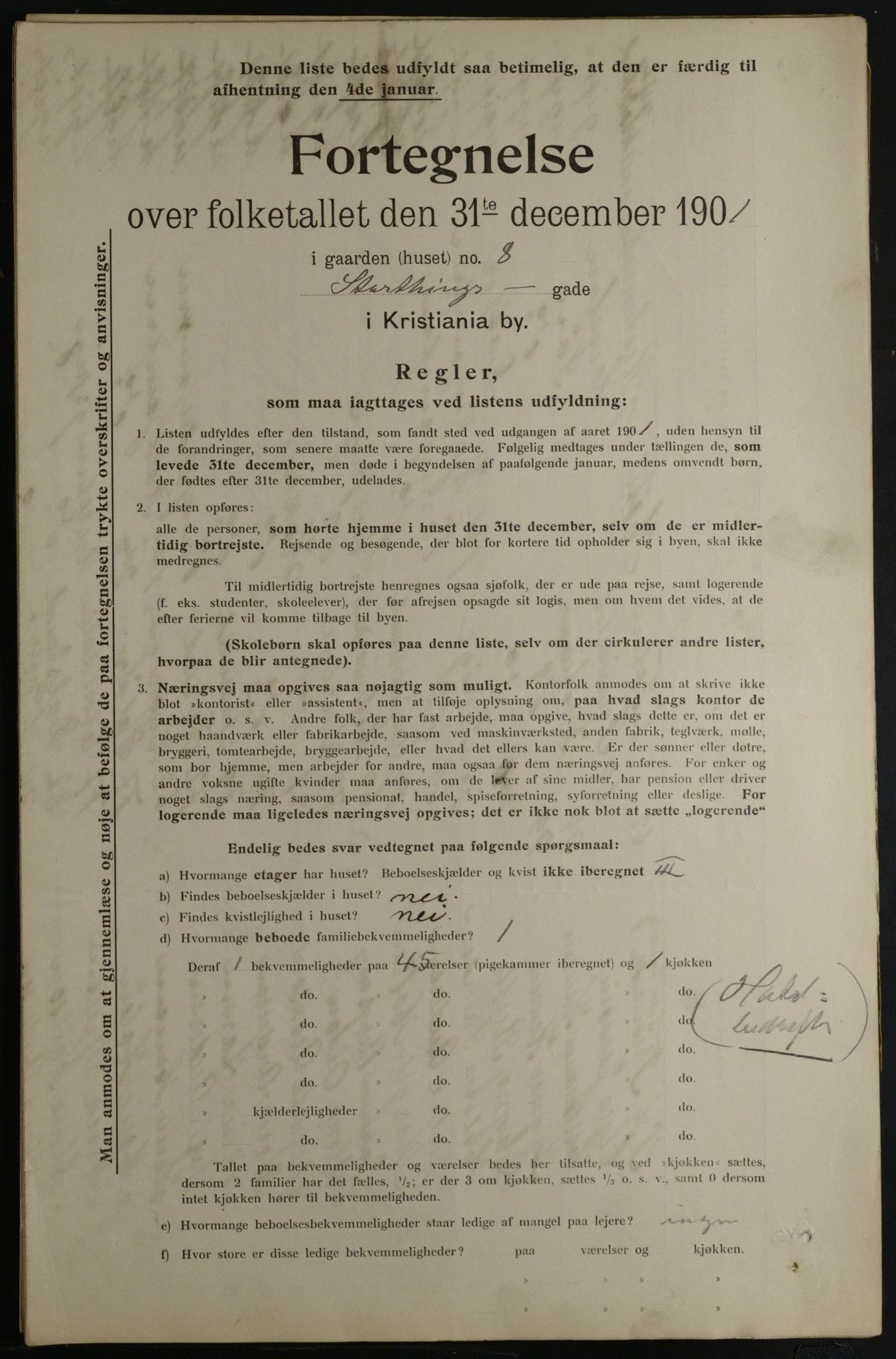 OBA, Kommunal folketelling 31.12.1901 for Kristiania kjøpstad, 1901, s. 15921