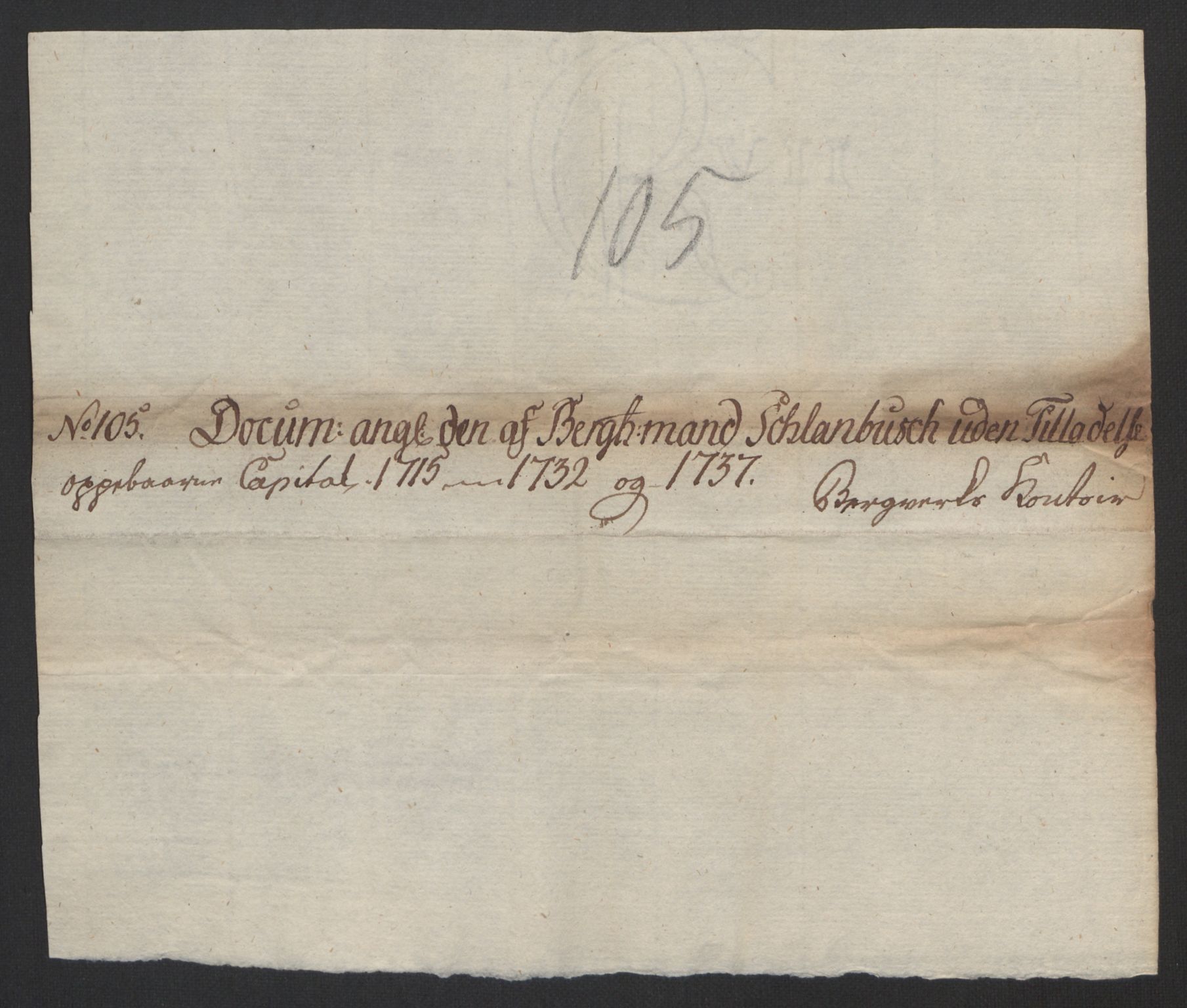 Rentekammeret inntil 1814, Realistisk ordnet avdeling, RA/EA-4070/Oa/L0014: [Y17]: Forskjellige dokumenter om Kongsbergs mynt, 1723-1765, s. 78