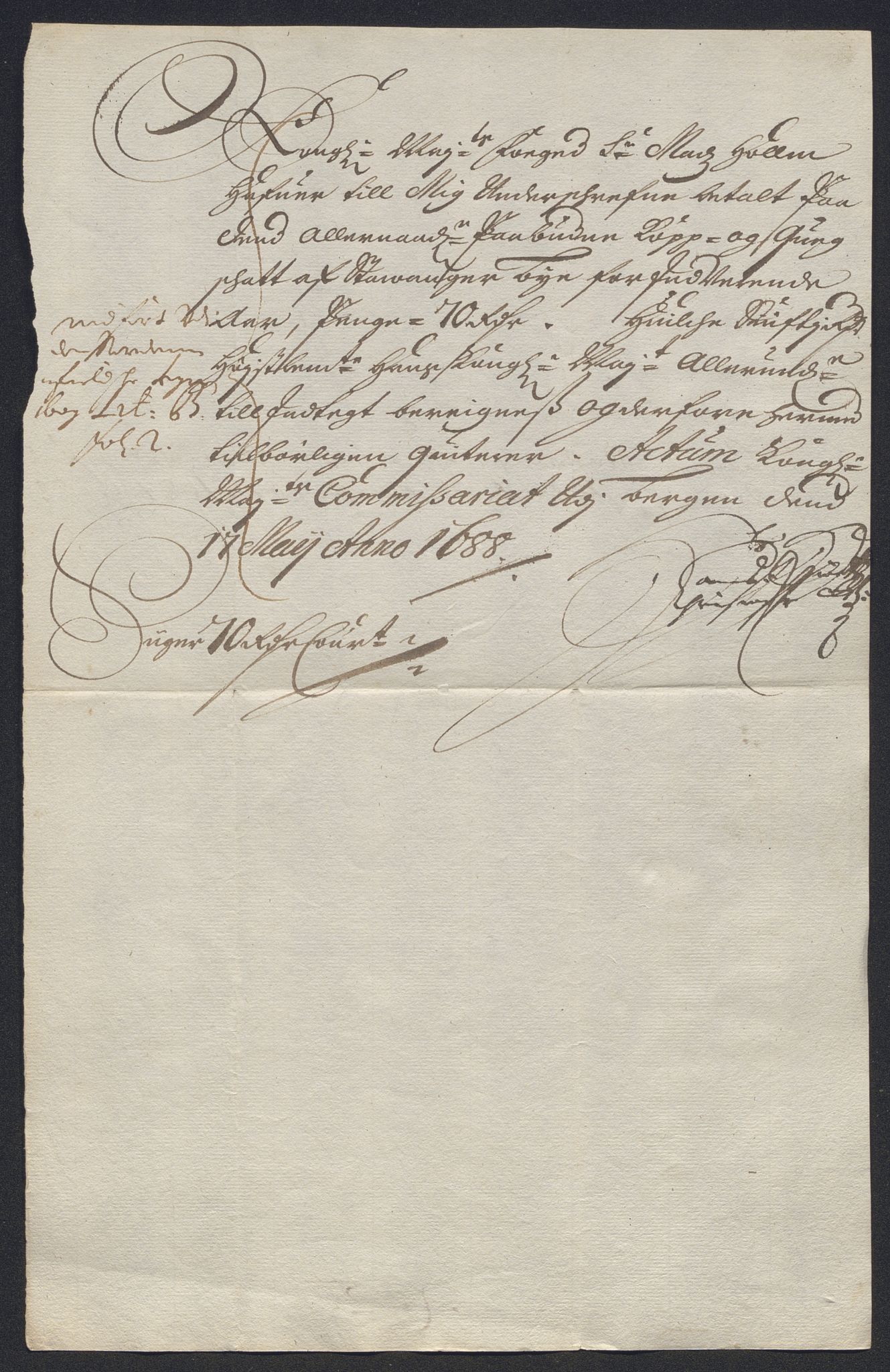 Rentekammeret inntil 1814, Reviderte regnskaper, Byregnskaper, AV/RA-EA-4066/R/Ro/L0302: [O4] Kontribusjonsregnskap, 1687-1711, s. 46