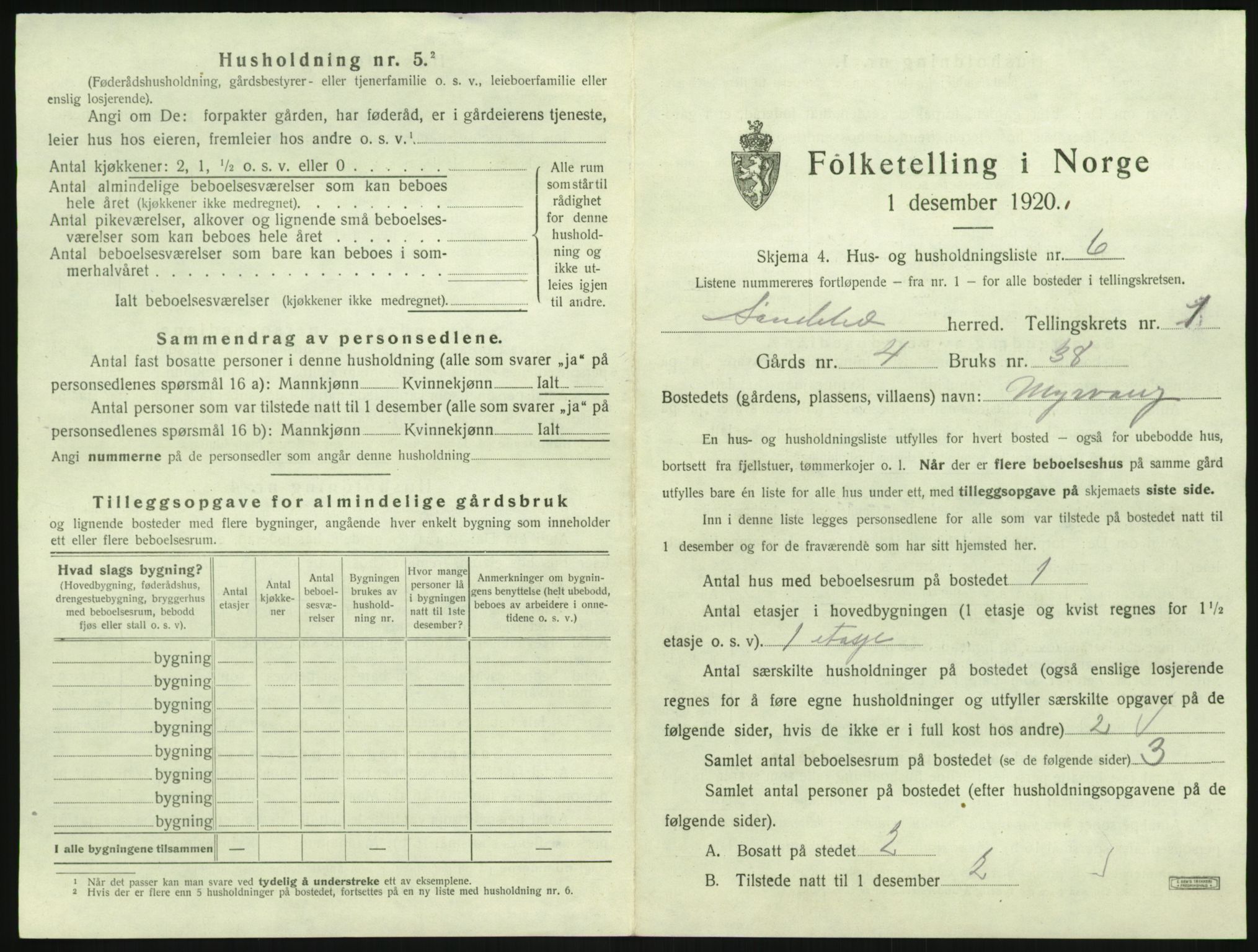 SAK, Folketelling 1920 for 0913 Søndeled herred, 1920, s. 71