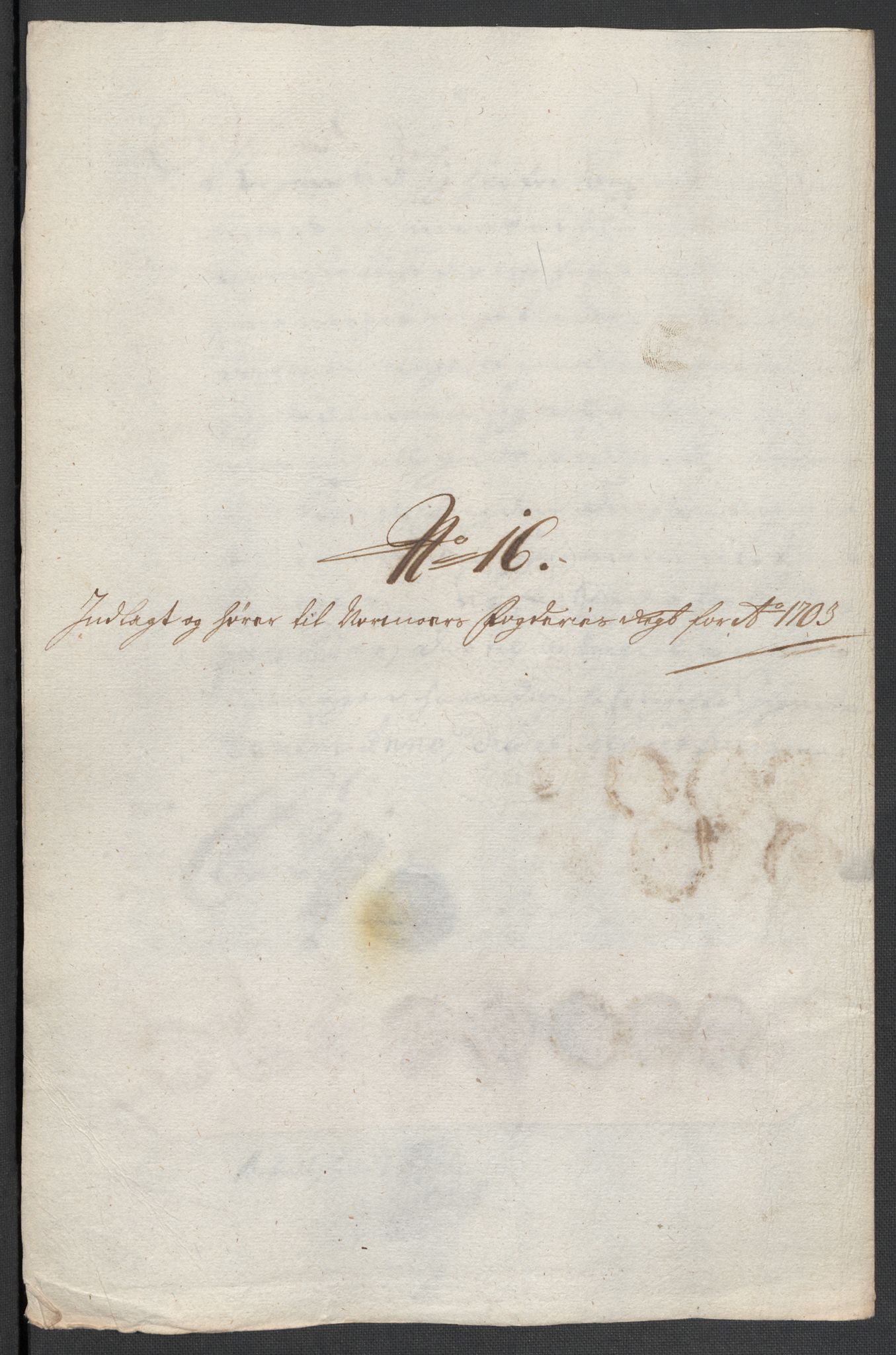 Rentekammeret inntil 1814, Reviderte regnskaper, Fogderegnskap, RA/EA-4092/R56/L3740: Fogderegnskap Nordmøre, 1703-1704, s. 129