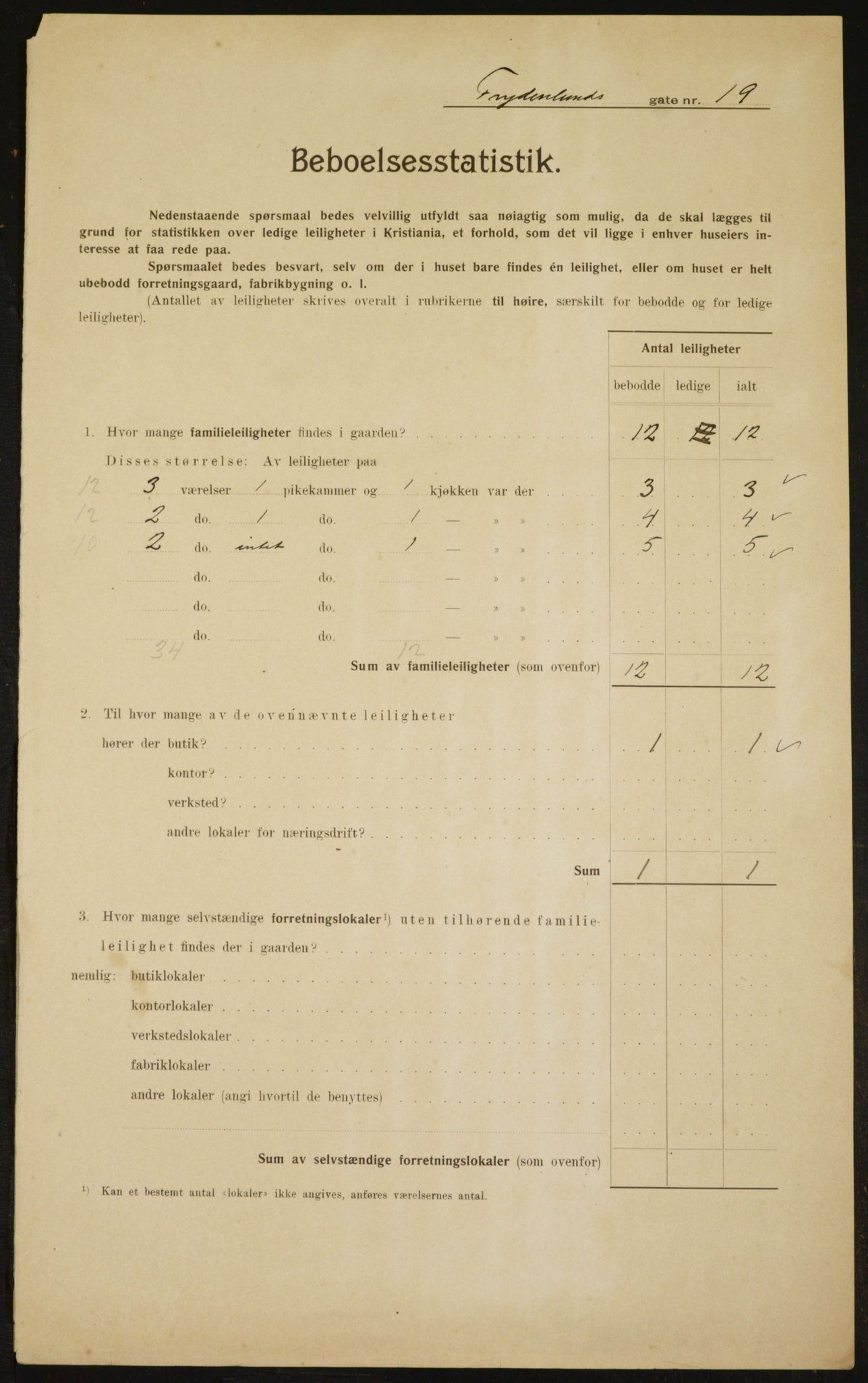 OBA, Kommunal folketelling 1.2.1910 for Kristiania, 1910, s. 26984