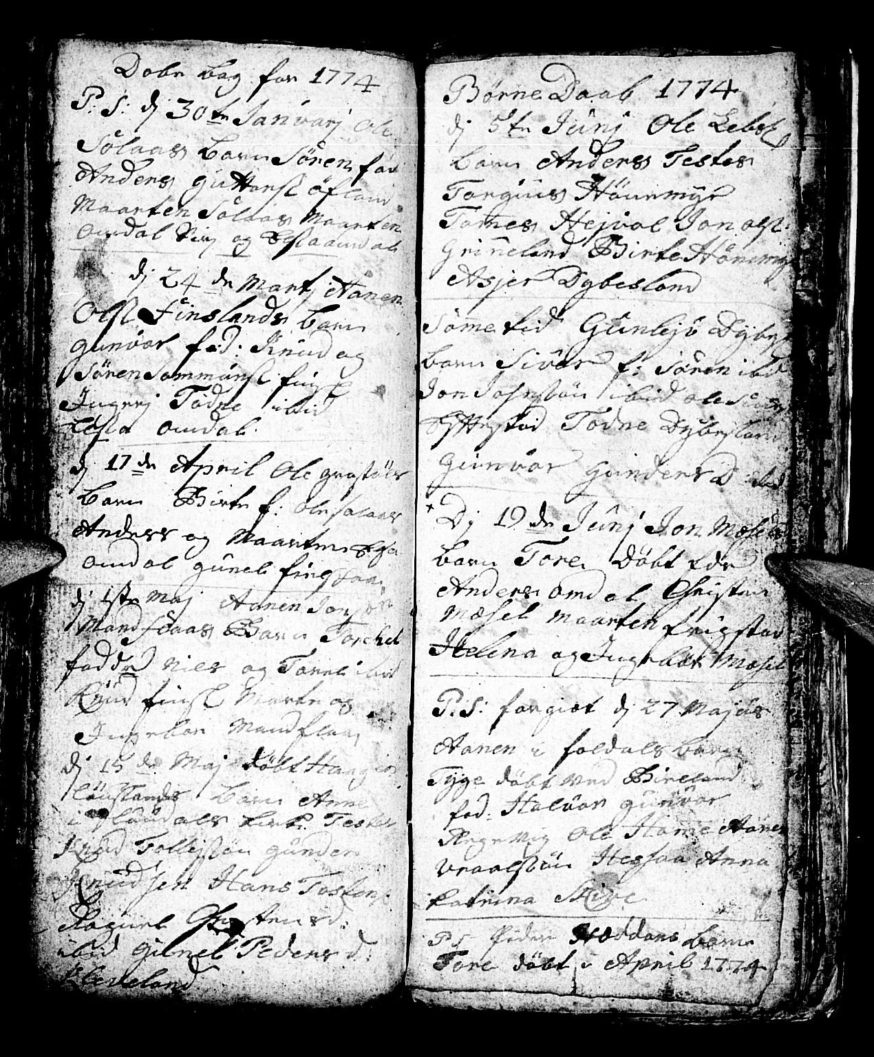 Bjelland sokneprestkontor, SAK/1111-0005/F/Fb/Fbb/L0001: Klokkerbok nr. B 1, 1732-1782, s. 102