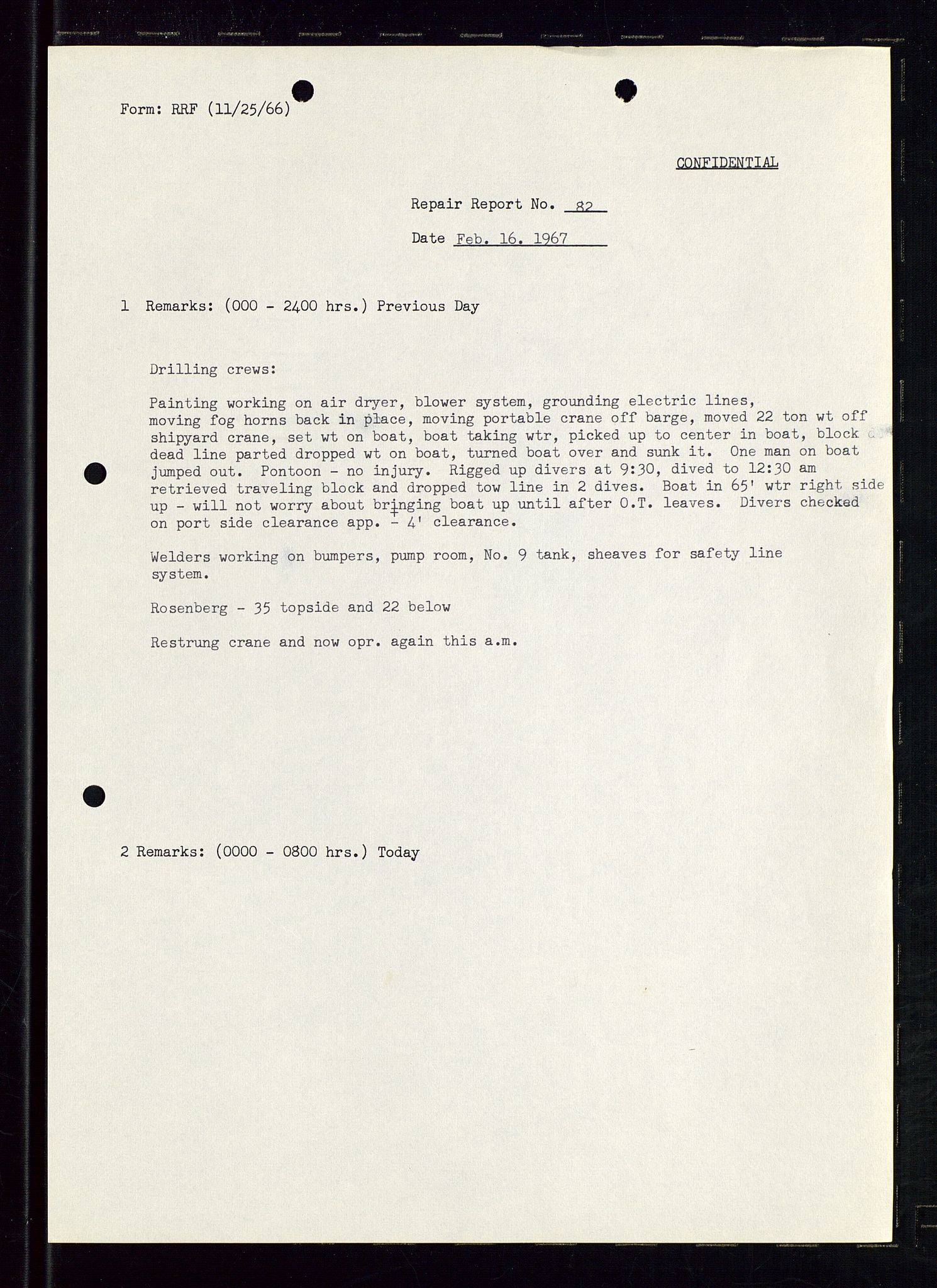 Pa 1512 - Esso Exploration and Production Norway Inc., AV/SAST-A-101917/E/Ea/L0012: Well 25/11-1 og Well 25/10-3, 1966-1967, s. 12