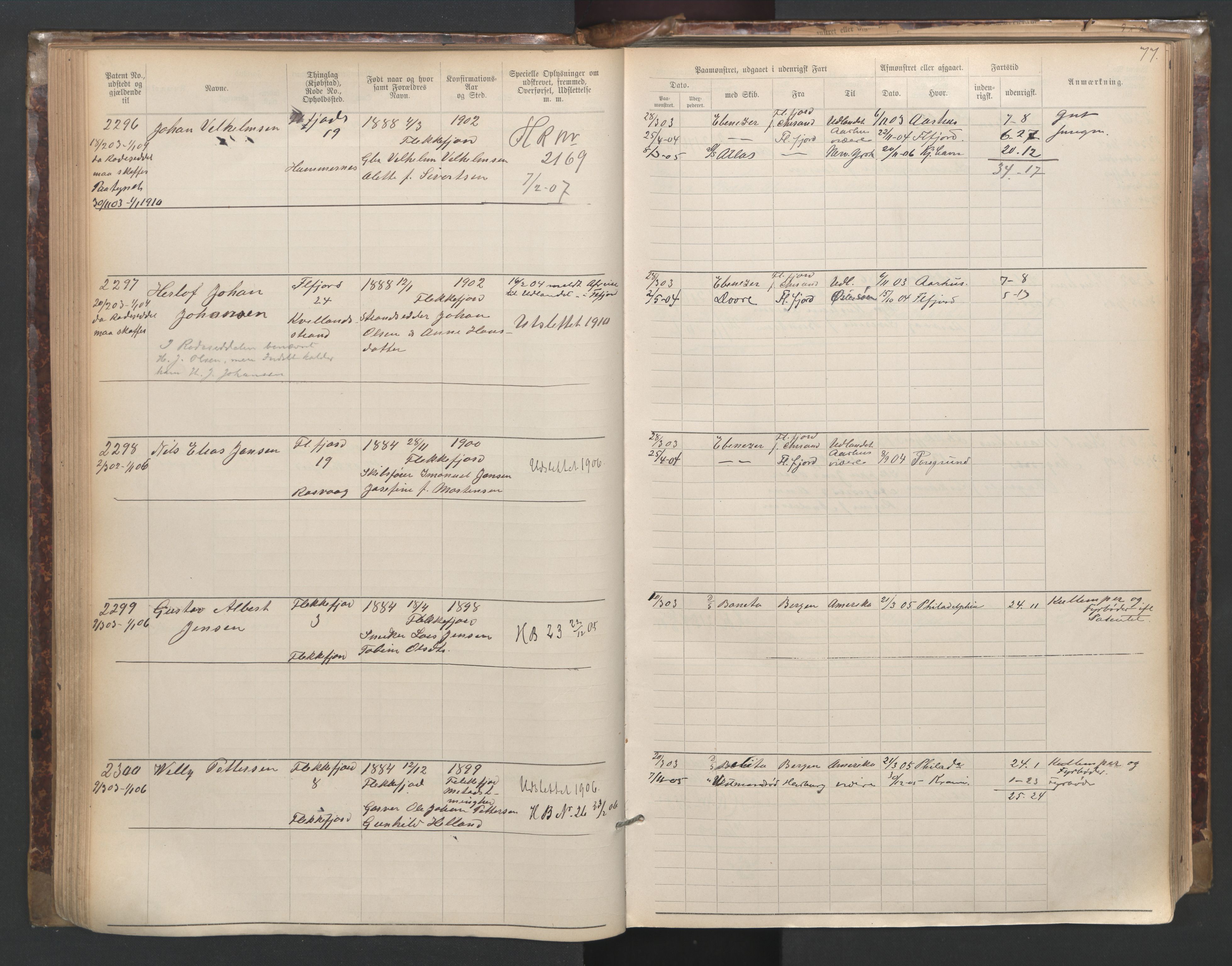 Flekkefjord mønstringskrets, SAK/2031-0018/F/Fa/L0003: Annotasjonsrulle nr 1921-2963 med register, N-3, 1892-1948, s. 108