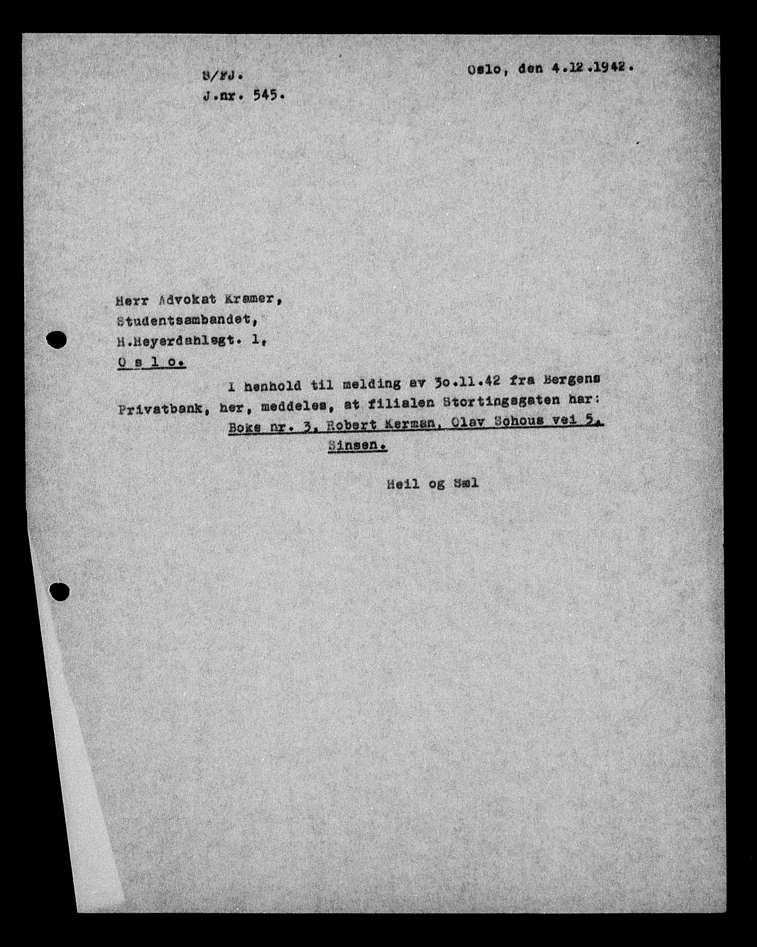 Justisdepartementet, Tilbakeføringskontoret for inndratte formuer, AV/RA-S-1564/H/Hc/Hcc/L0951: --, 1945-1947, s. 249
