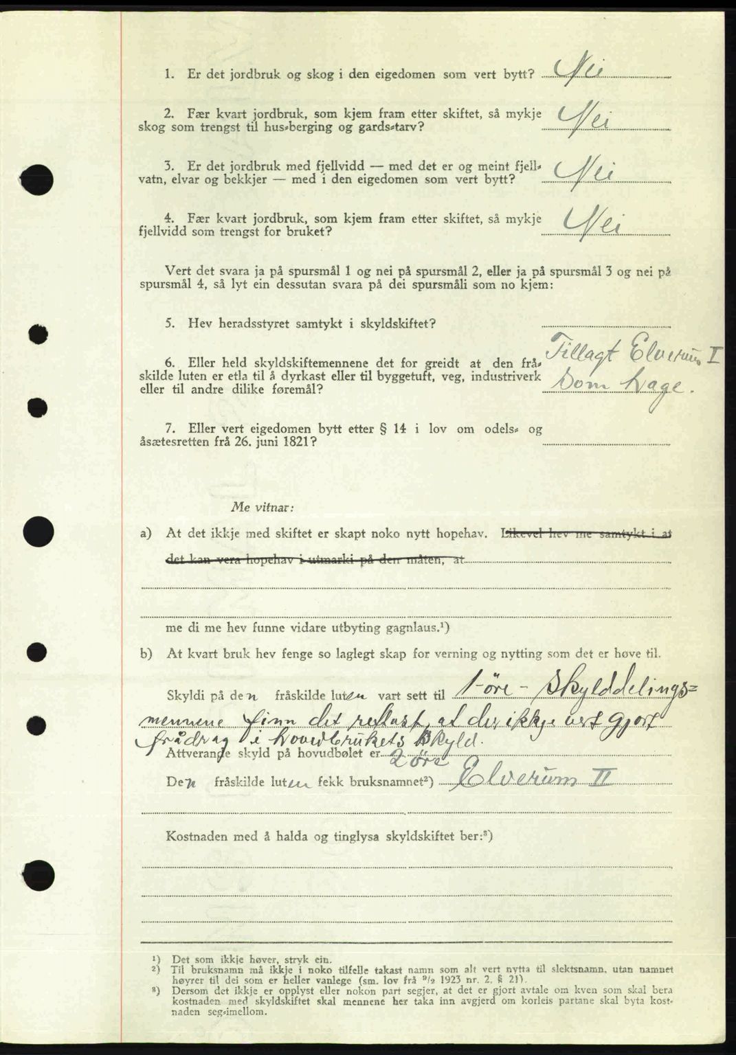 Nordre Sunnmøre sorenskriveri, AV/SAT-A-0006/1/2/2C/2Ca: Pantebok nr. A25, 1947-1947, Dagboknr: 1887/1947