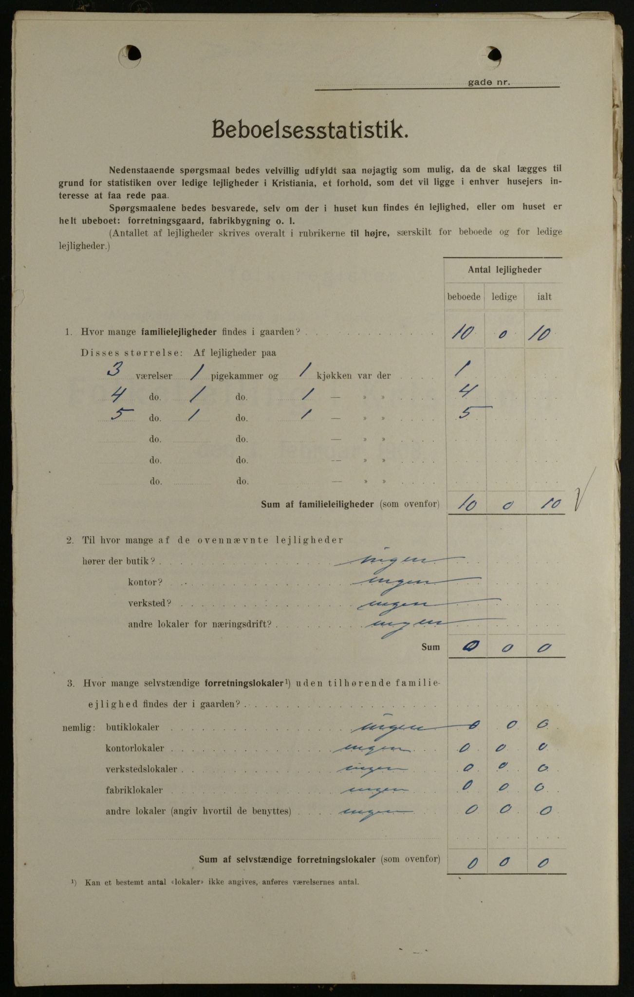 OBA, Kommunal folketelling 1.2.1908 for Kristiania kjøpstad, 1908, s. 89531