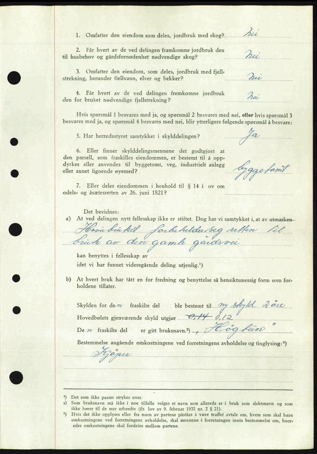 Nordre Sunnmøre sorenskriveri, AV/SAT-A-0006/1/2/2C/2Ca: Pantebok nr. A26, 1947-1948, Dagboknr: 1974/1947