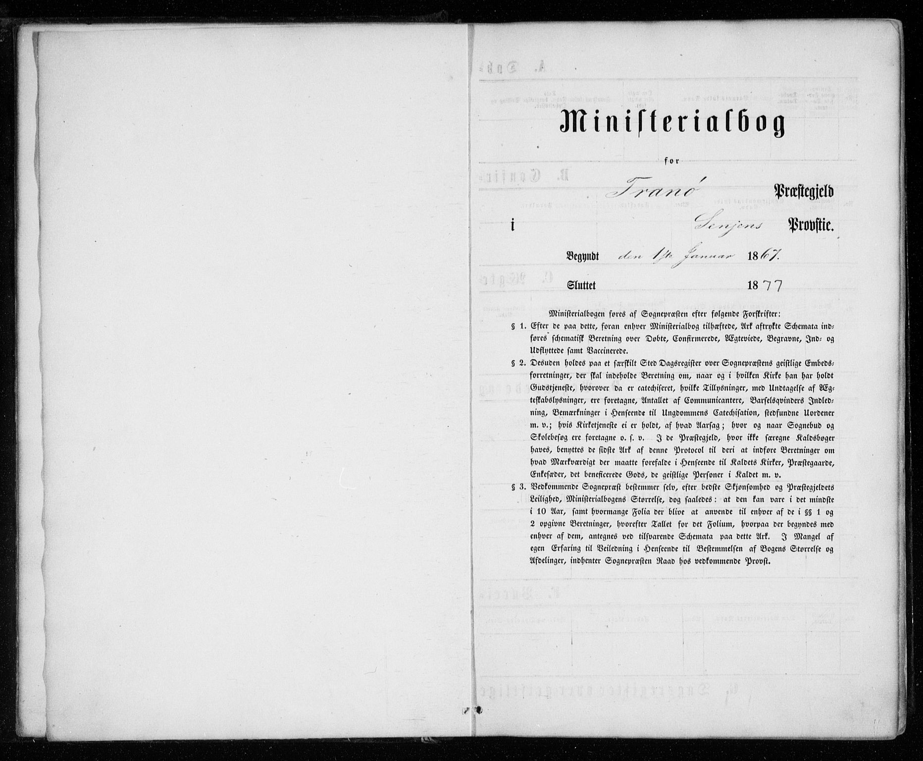 Tranøy sokneprestkontor, SATØ/S-1313/I/Ia/Iaa/L0008kirke: Ministerialbok nr. 8, 1867-1877